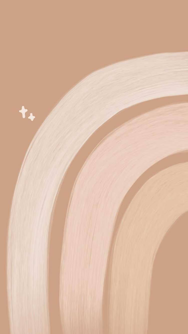 Boho æstetiske neutrale penselstrøg Wallpapers