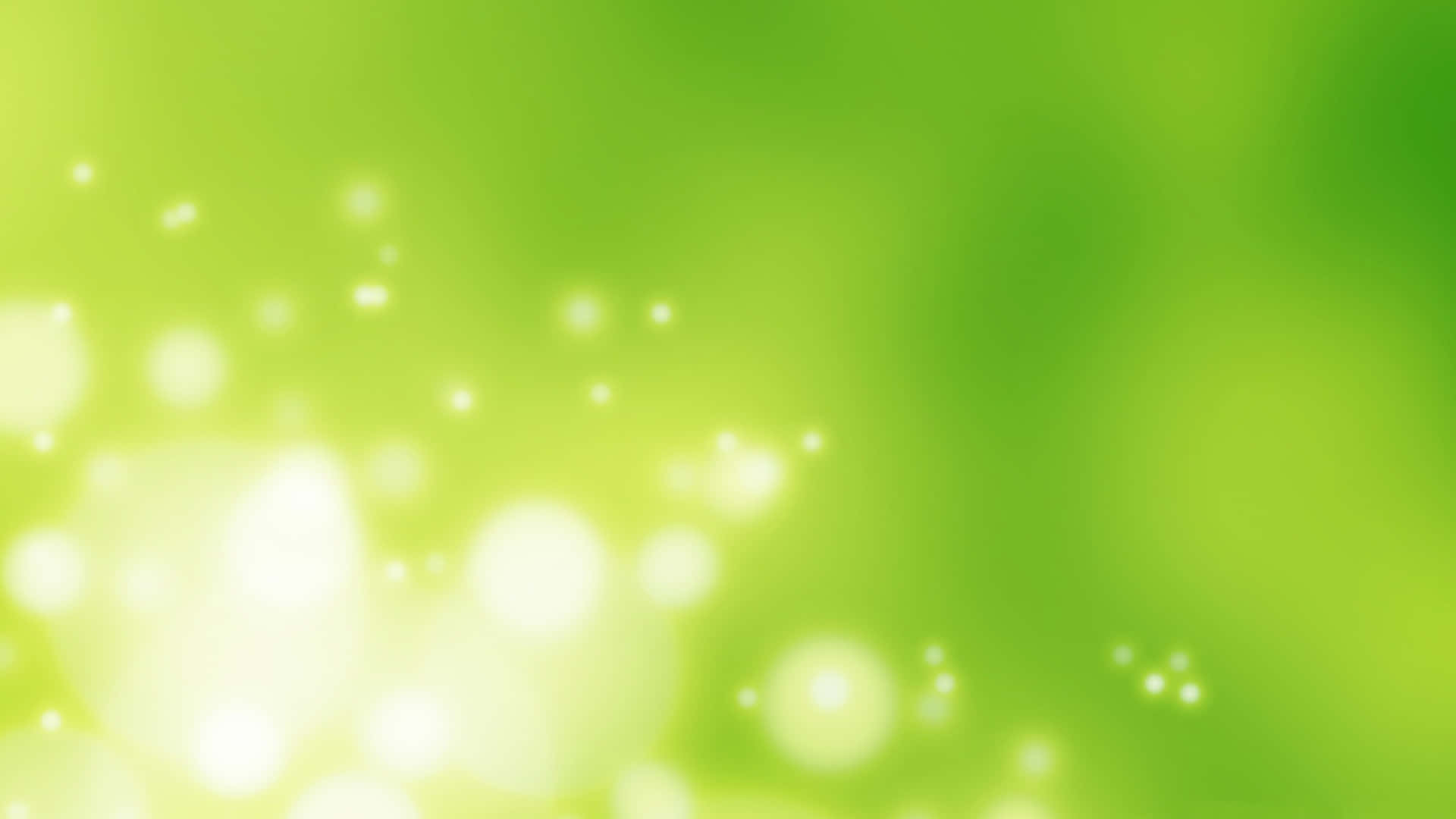 Bokeh-effekter på gradient lysegrøn baggrund Wallpapers