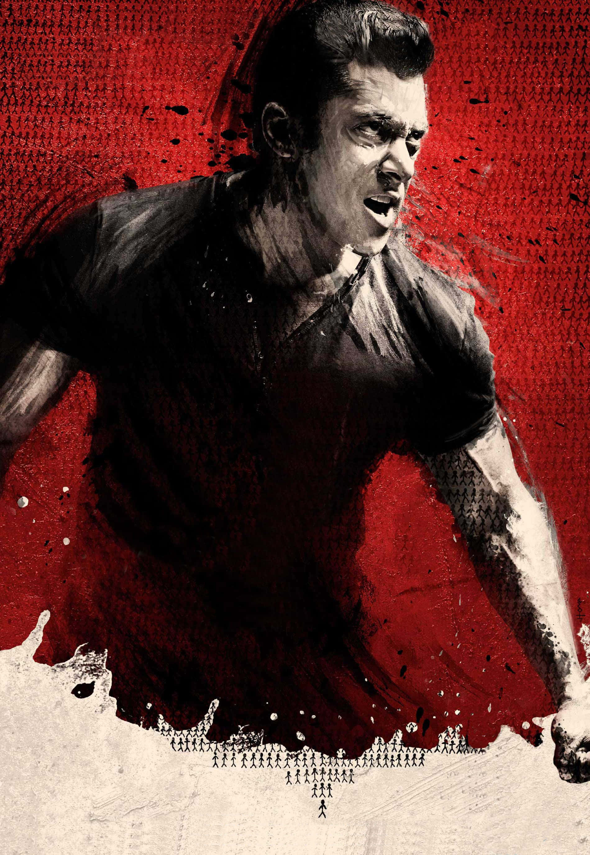 Bollywood helt Salman Khan vektorkunst Wallpapers