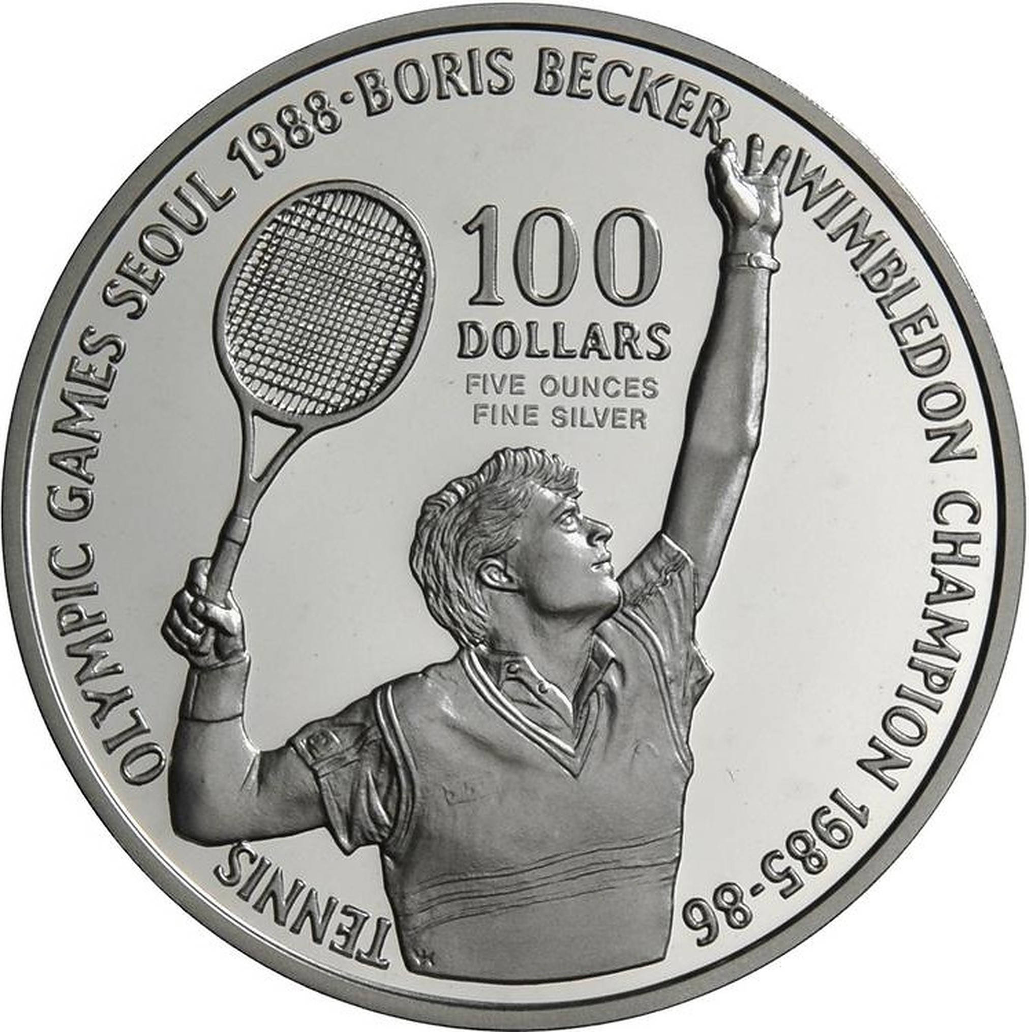 Boris Becker sølvmønt Wallpapers