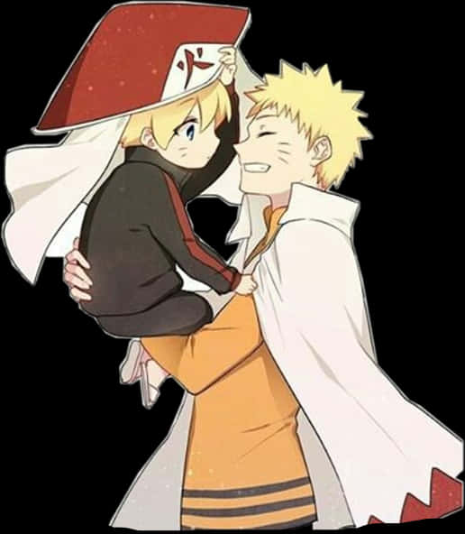 Boruto og Naruto far-søn bånd Wallpapers