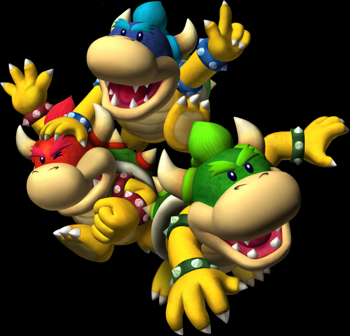 Bowser og Koopalings animerede karakterer Wallpapers