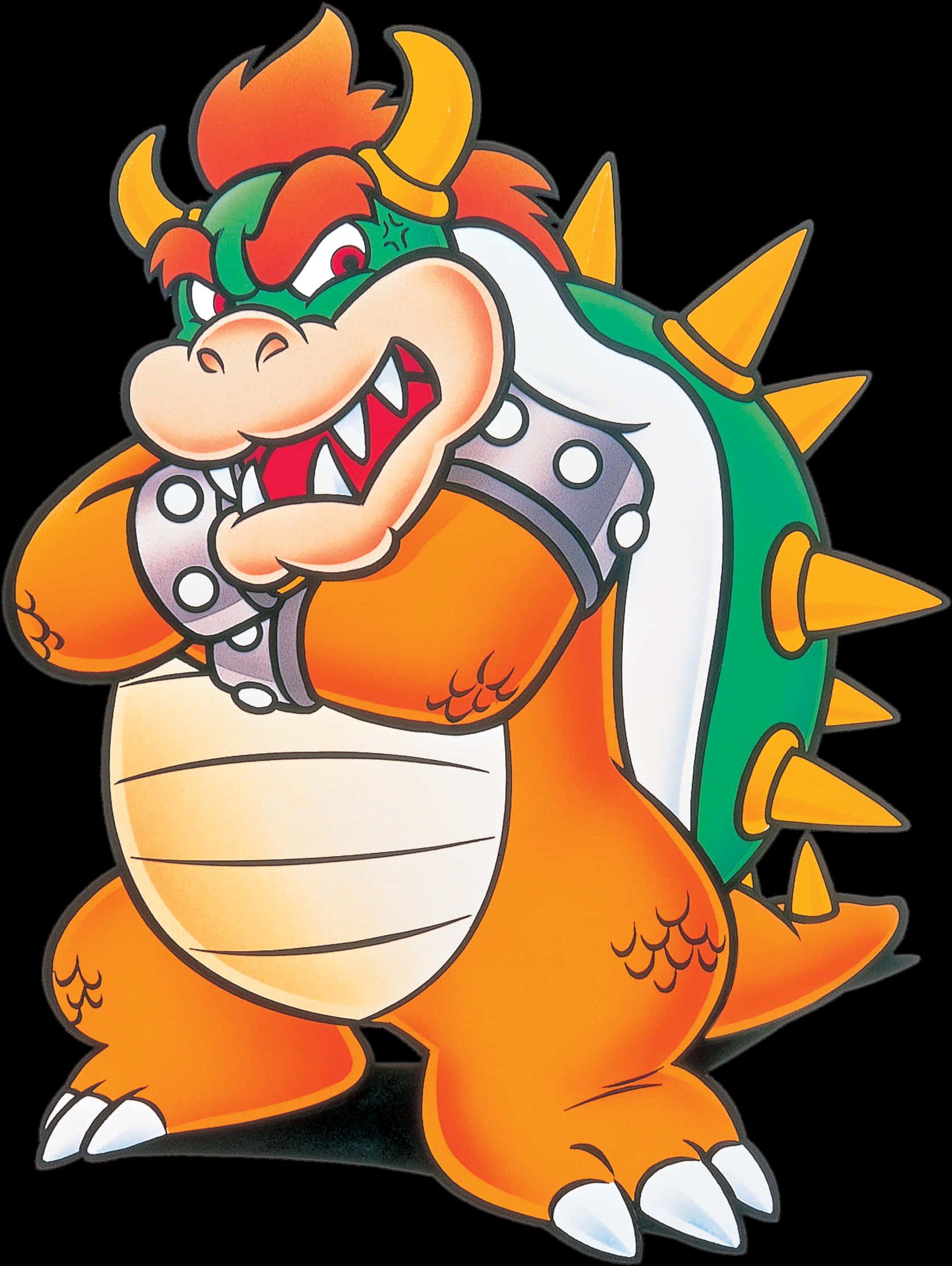 Bowser smilende kunstværk Wallpapers
