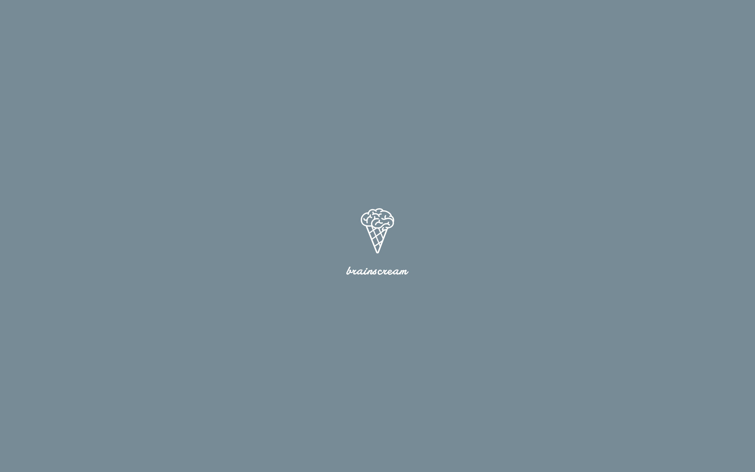 Brainscream minimalistisk æstetisk bærbar Wallpapers