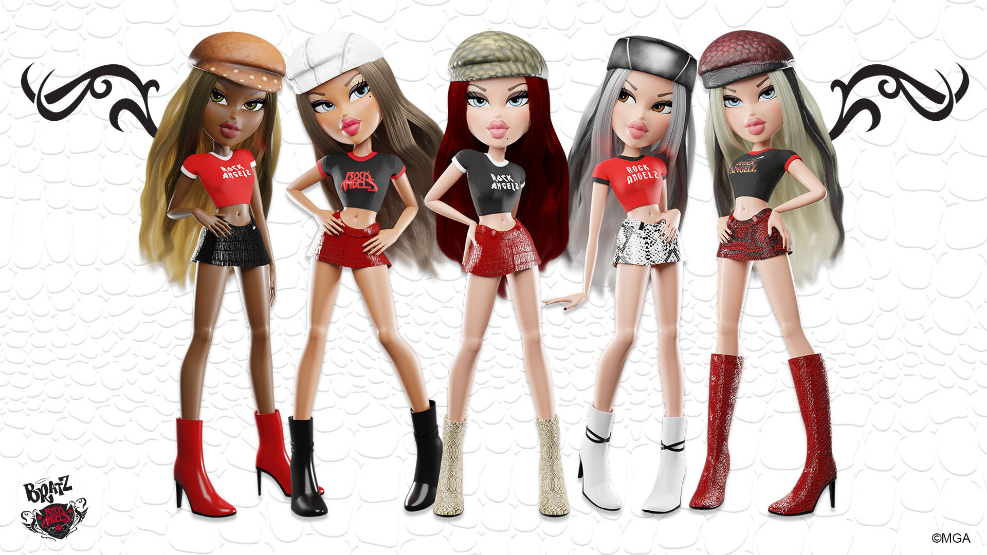 Bratz æstetiske modeller med kasket Wallpapers