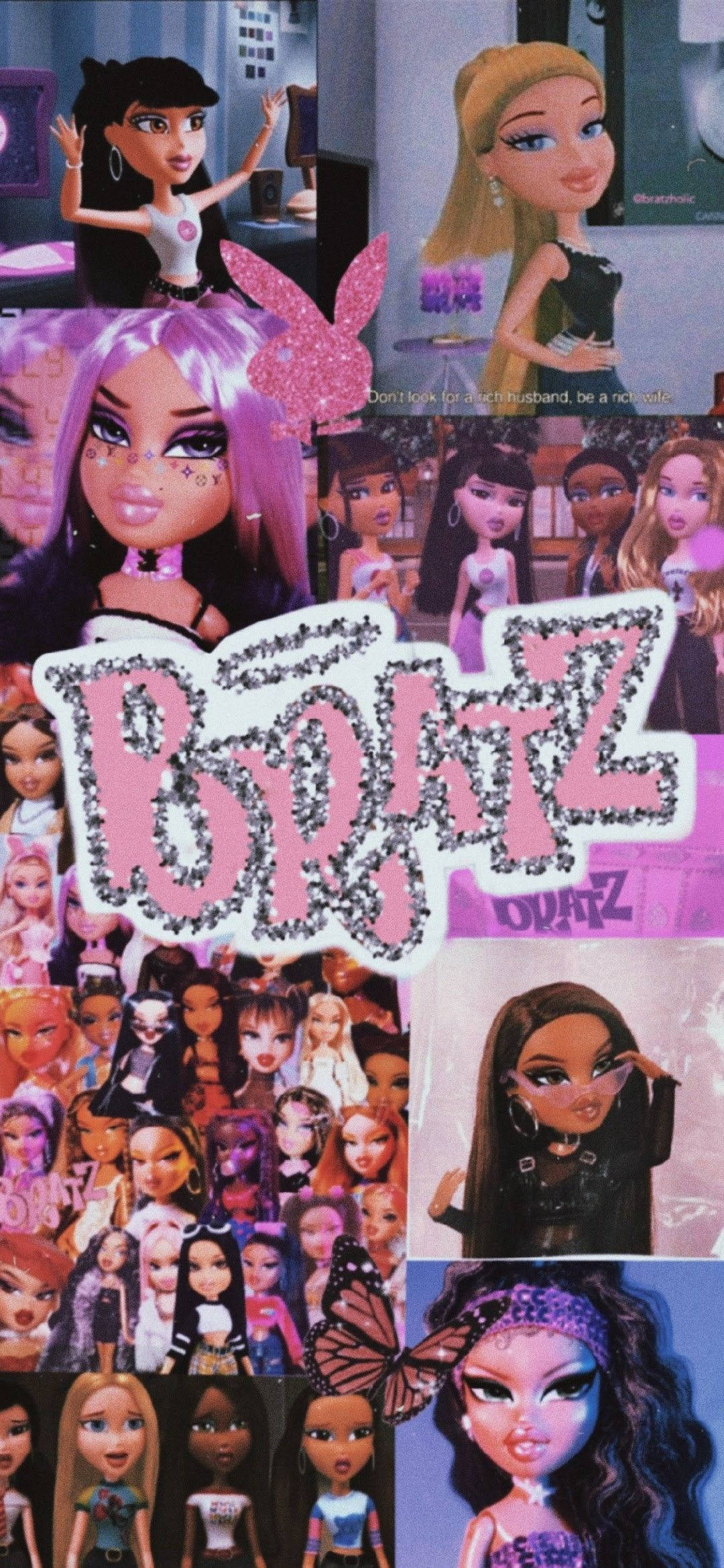 Bratz-dukker fotocollage Wallpapers