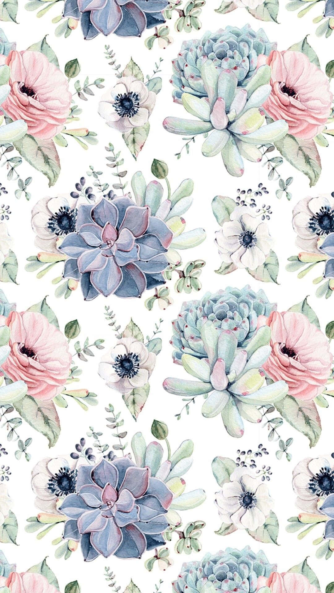 Bring skønheden fra foråret til din iPhone med denne fantastiske blomsterbaggrund Wallpapers