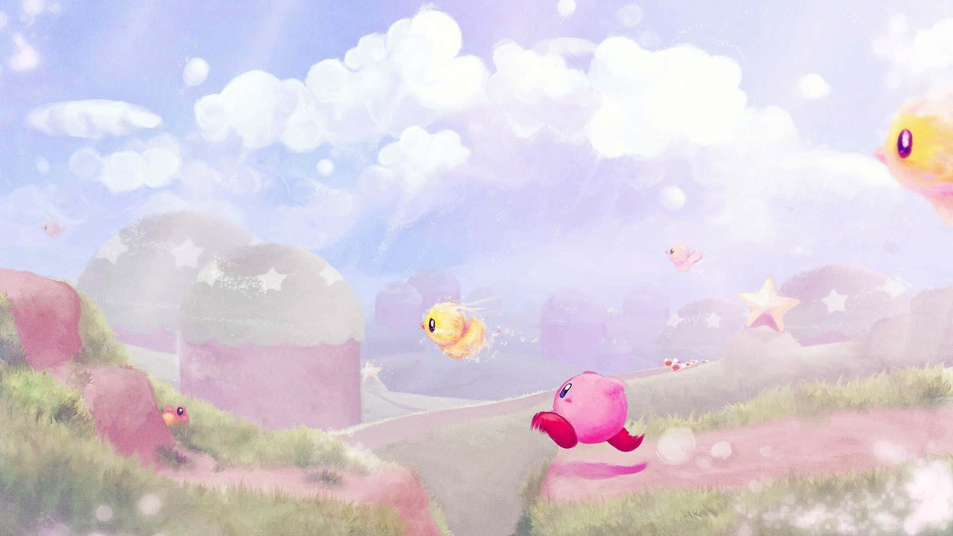 "Bringer glæde til livet: Kirby hjælper spillere med at tage på eventyr!" Wallpapers
