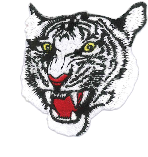 Broderet Tigerlap Wallpapers