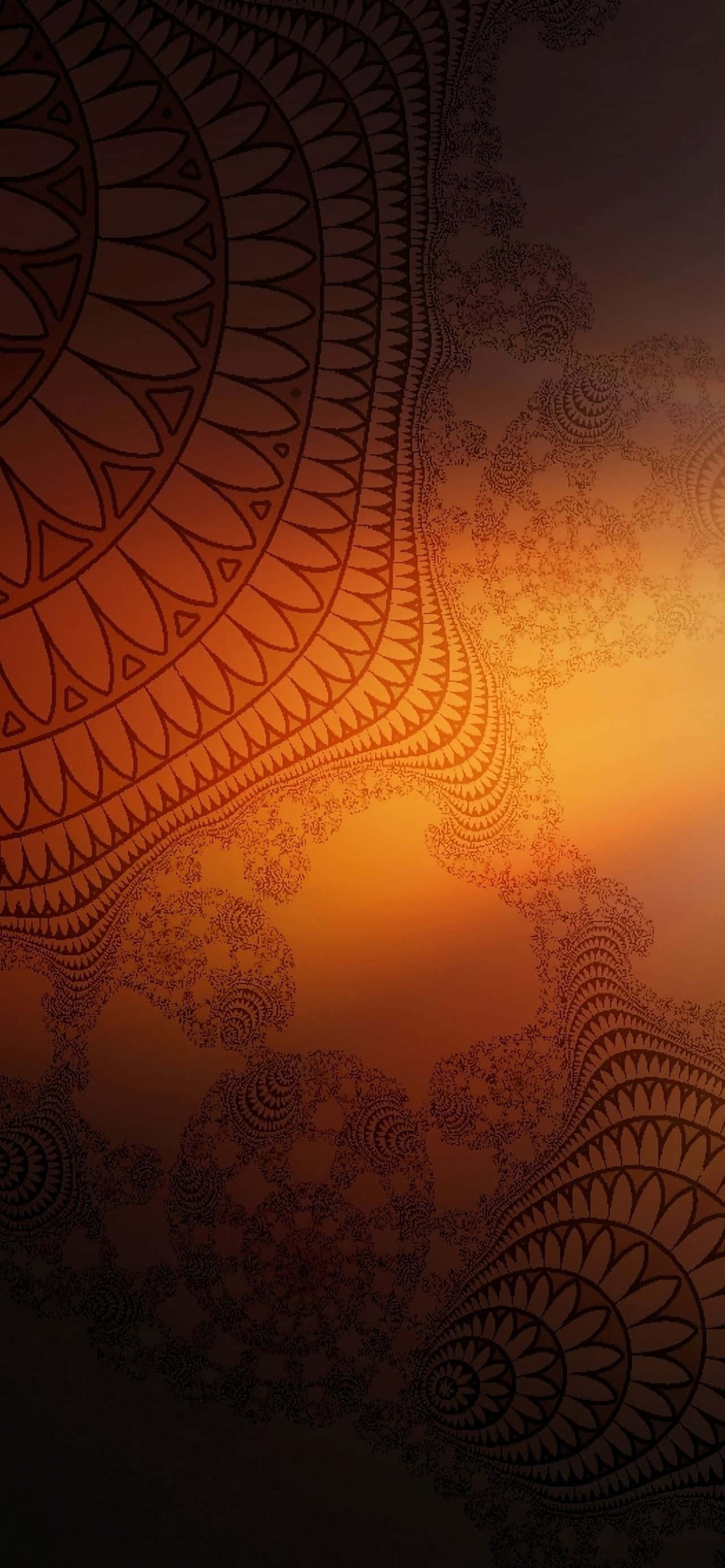 Bronze Tribal Mønster Wallpapers