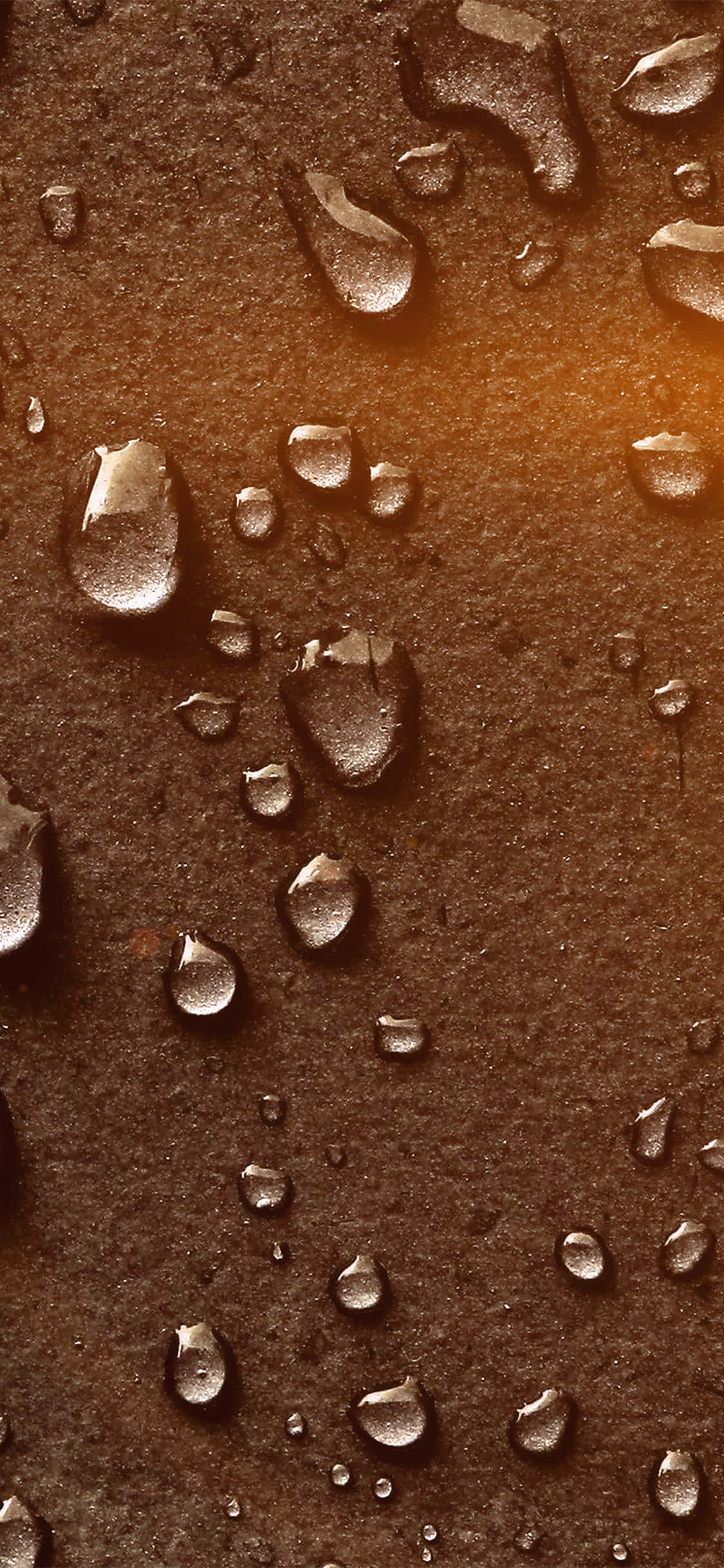 Bronzepanel med fugt Wallpapers