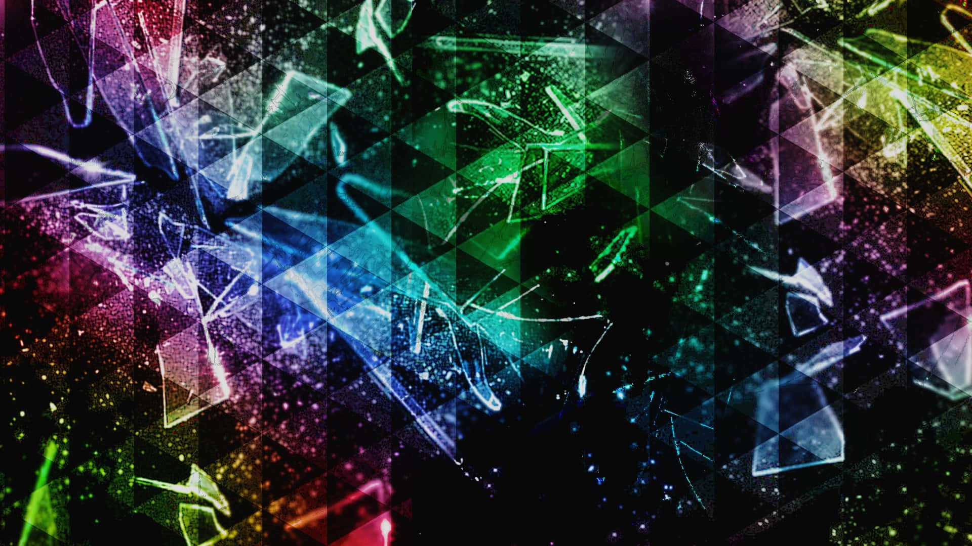 Brudglas regnbue abstrakt billede Wallpapers