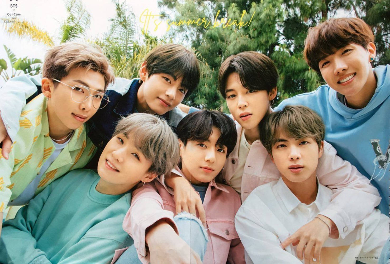 BTS 2021 Desktop Sødt Gruppe Foto Wallpapers