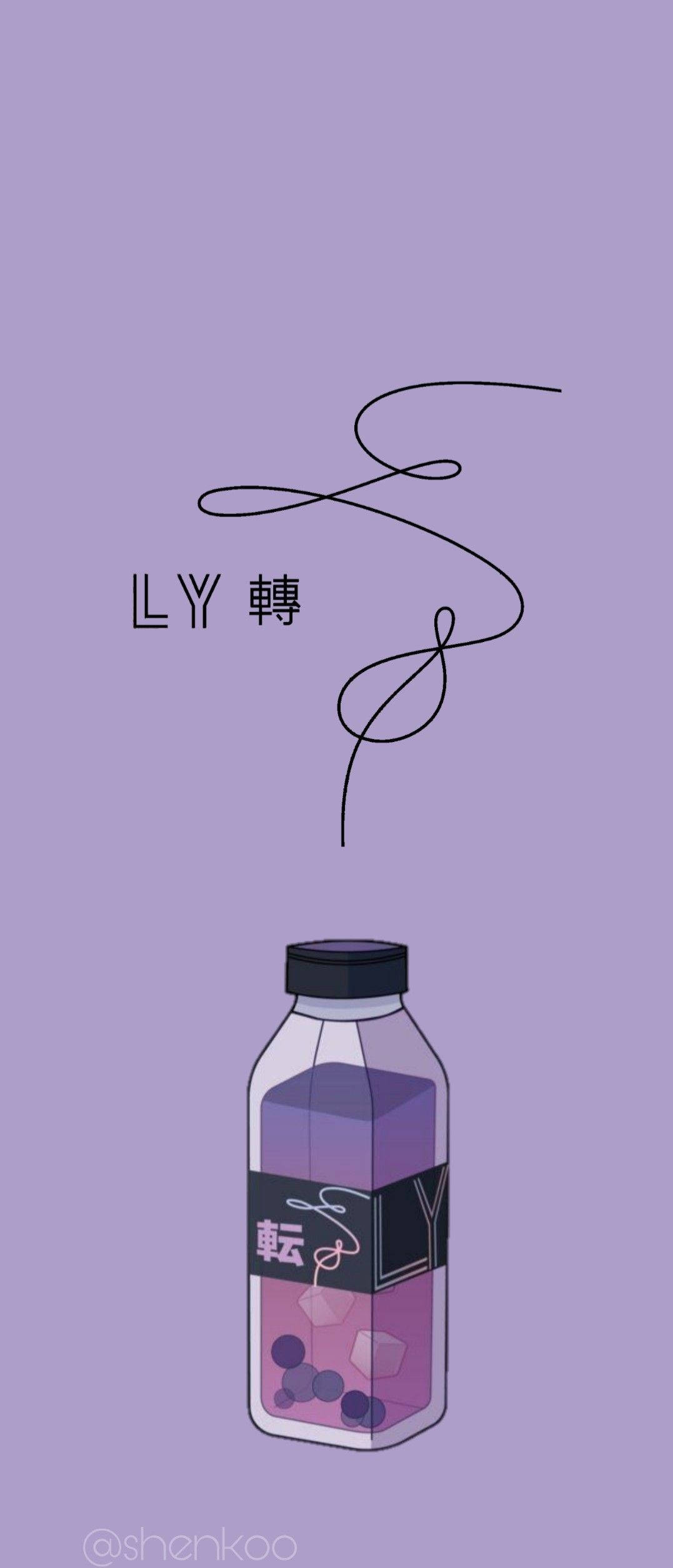 BTS Aesthetic Love Yourself Lilla Wallpapers