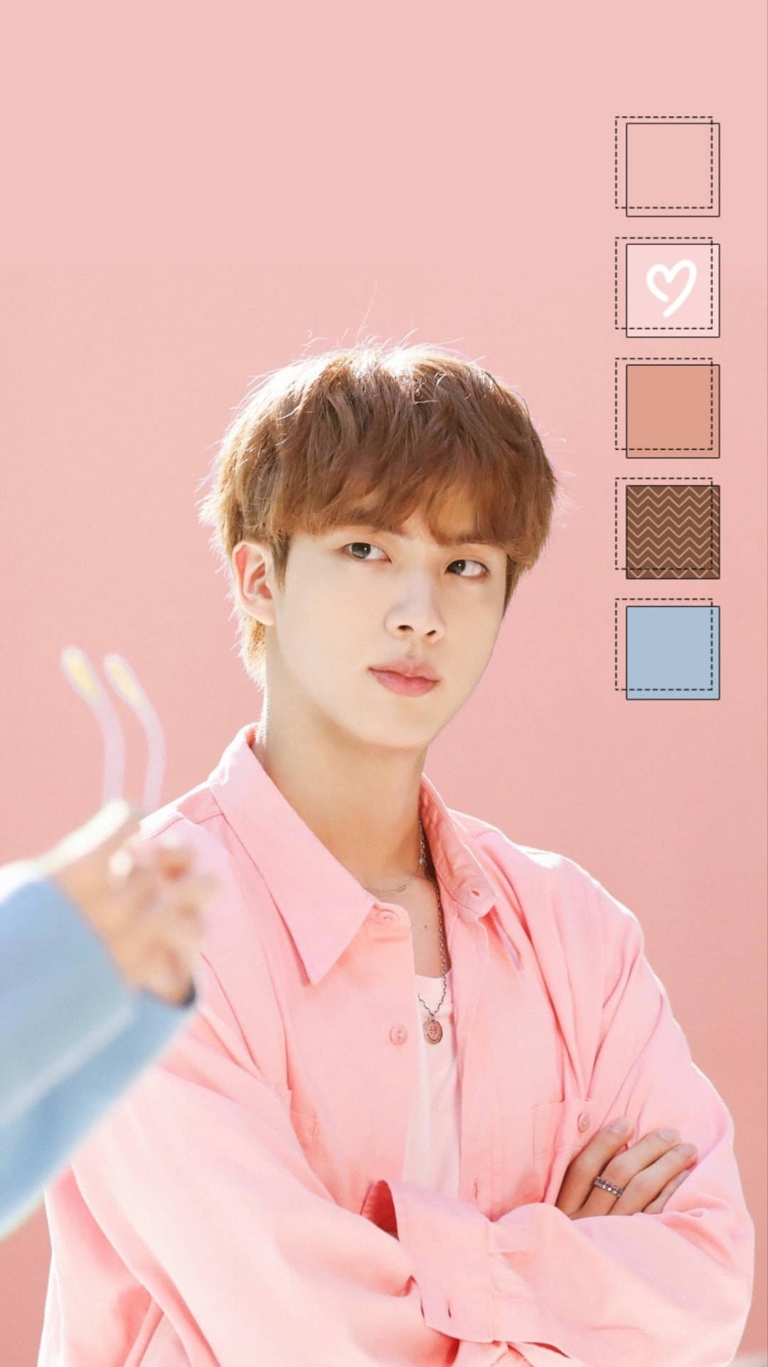 BTS Æstetisk Verdensomspændende Smukke Jin Wallpapers