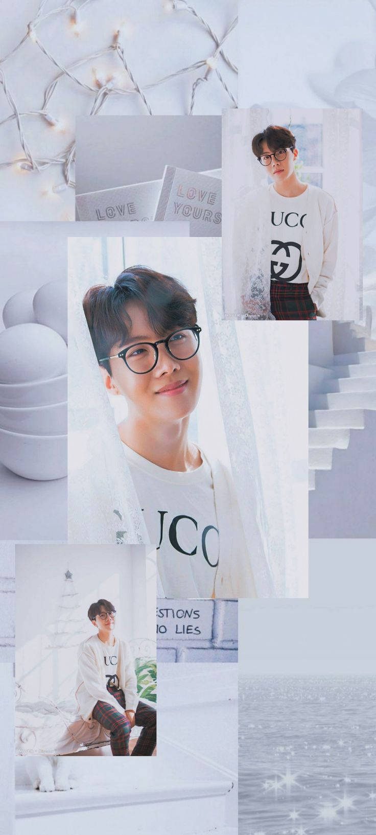 BTS Aesthetic Jhope på Hvid Wallpapers