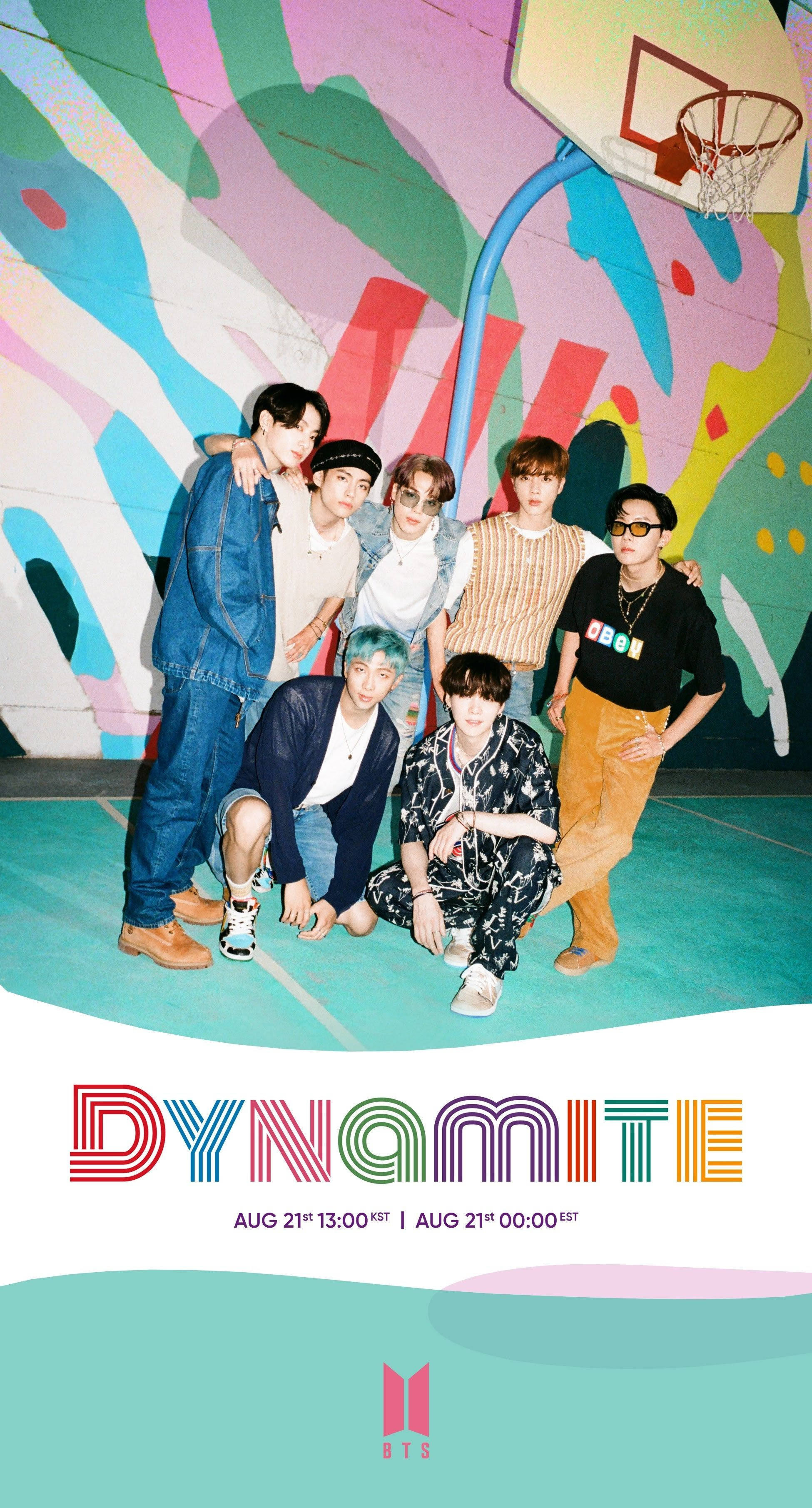 BTS Dynamite officiel udgivelsesdato Wallpapers