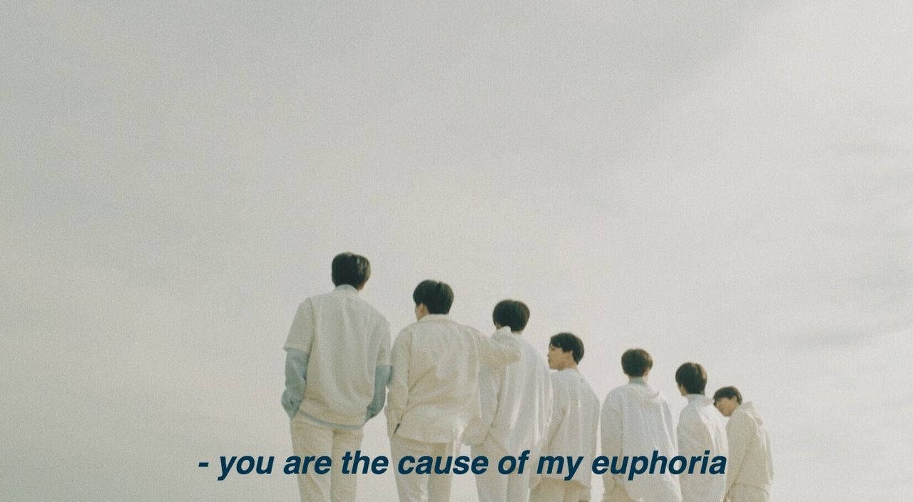 BTS Euphoria Tekster Laptop Wallpapers