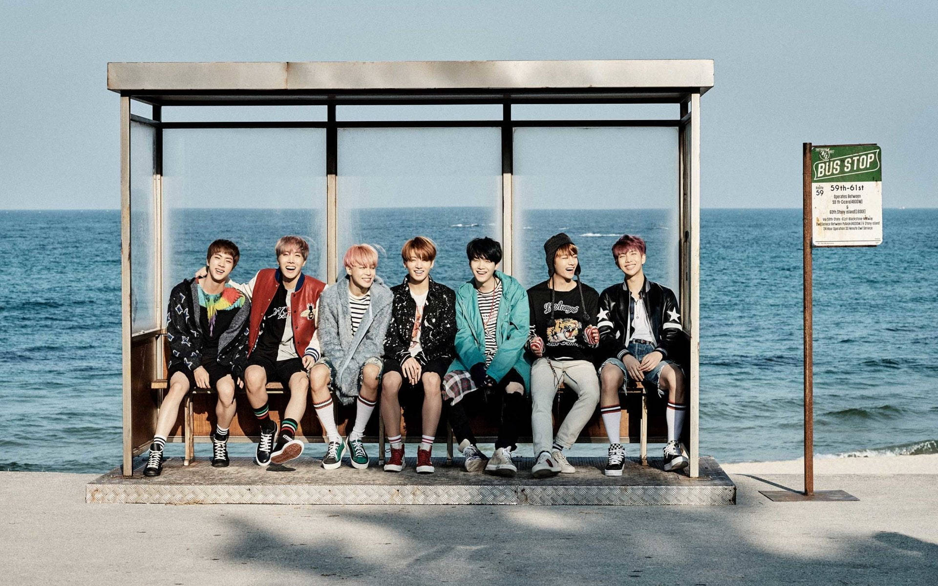 BTS gruppebillede YNWA Wallpapers