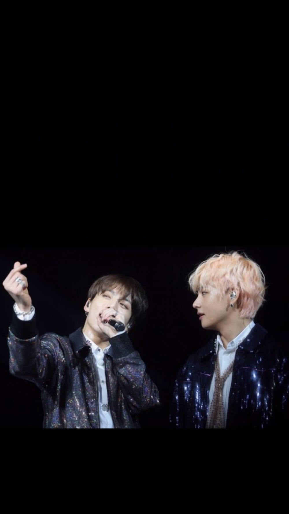 BTS JK og V Love Yourself Tour Optræden Wallpapers
