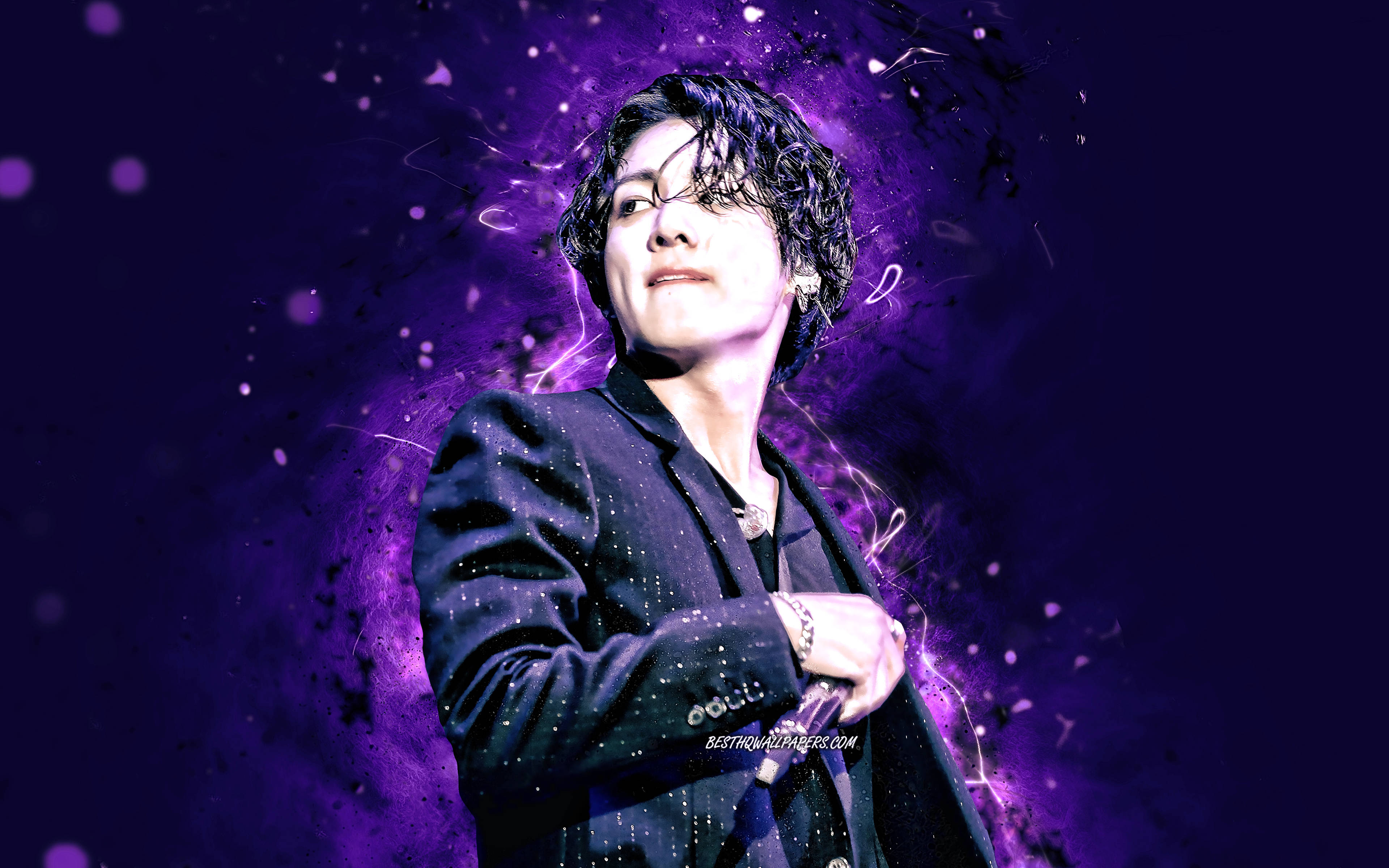 BTS Jungkook Lilla Æstetik Wallpapers
