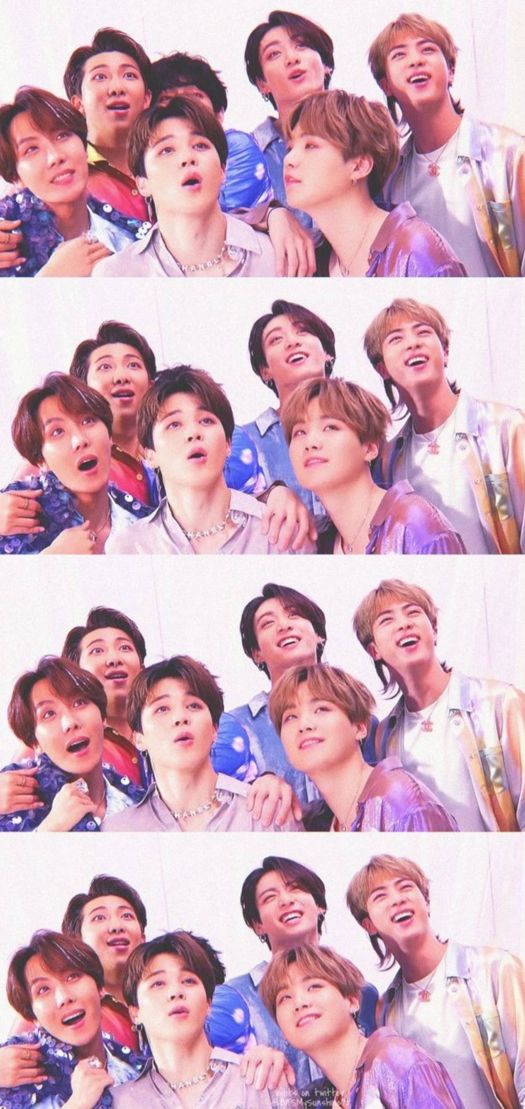BTS Låseskærm Sekvens Collage Wallpapers