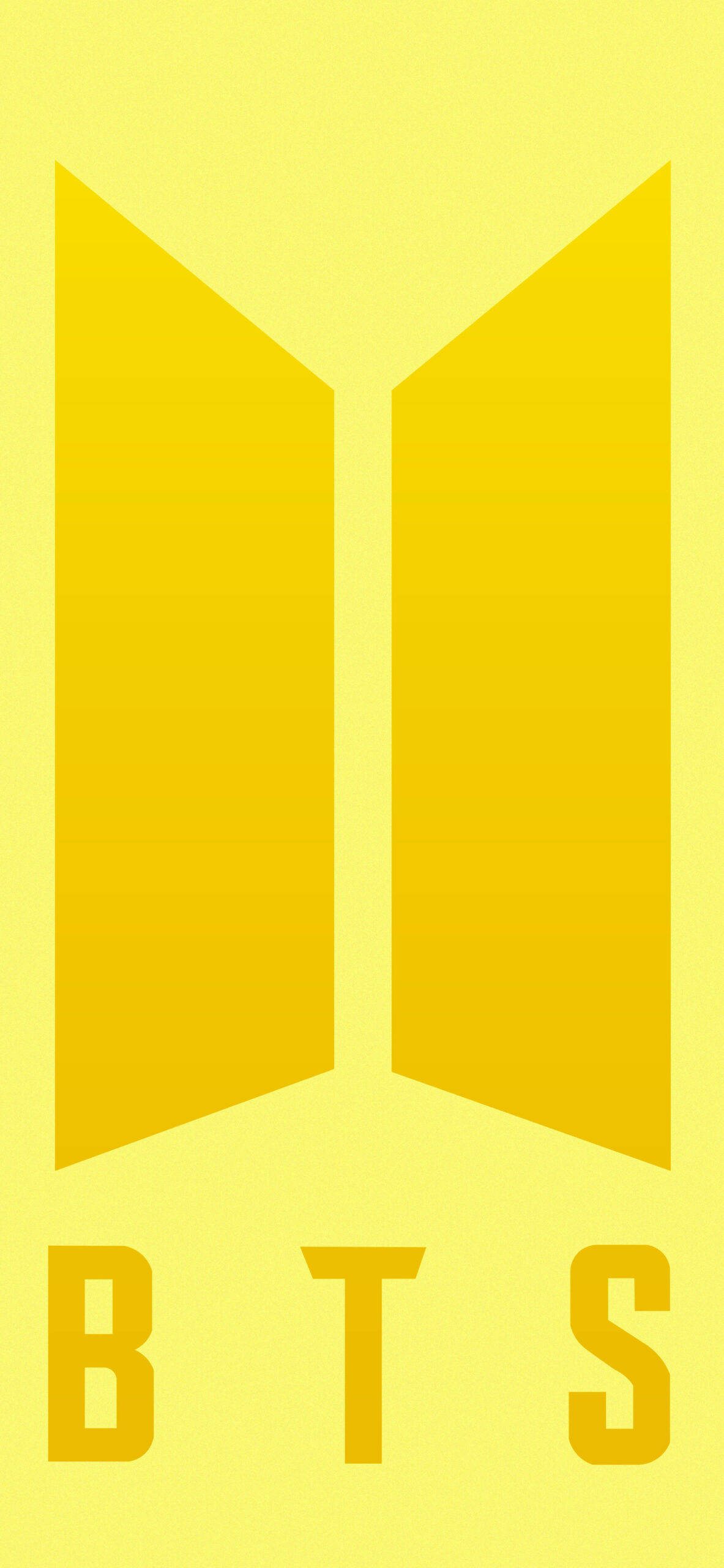 BTS-logo i gult Wallpapers
