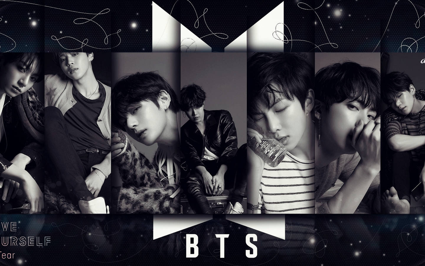 BTS-logo på Love Yourself Tear Wallpapers