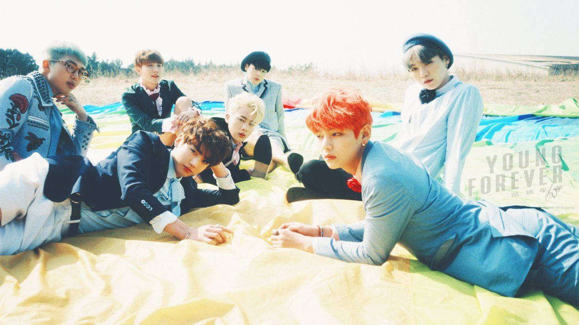 BTS på stranden Wallpapers