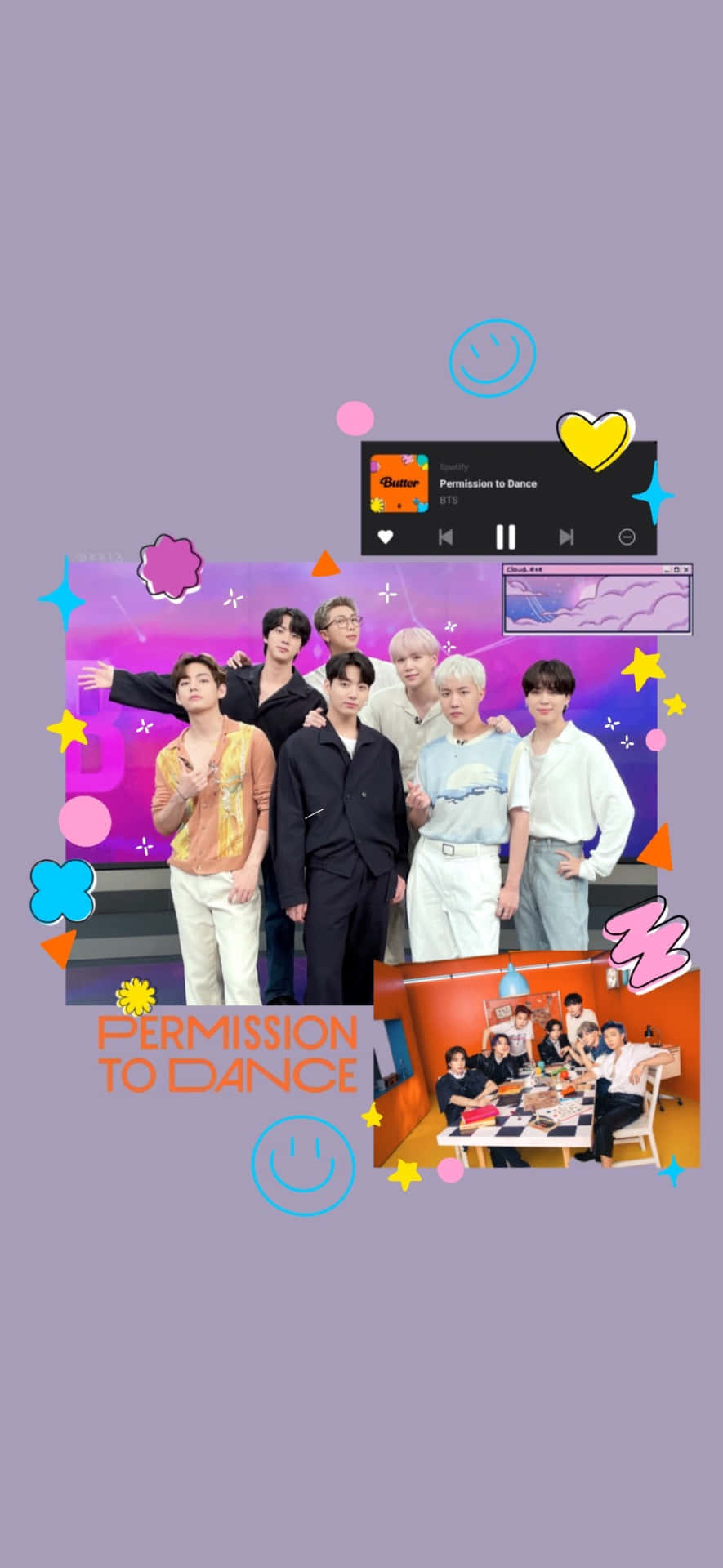 BTS' Permission to Dance-debutalbumcover Wallpapers