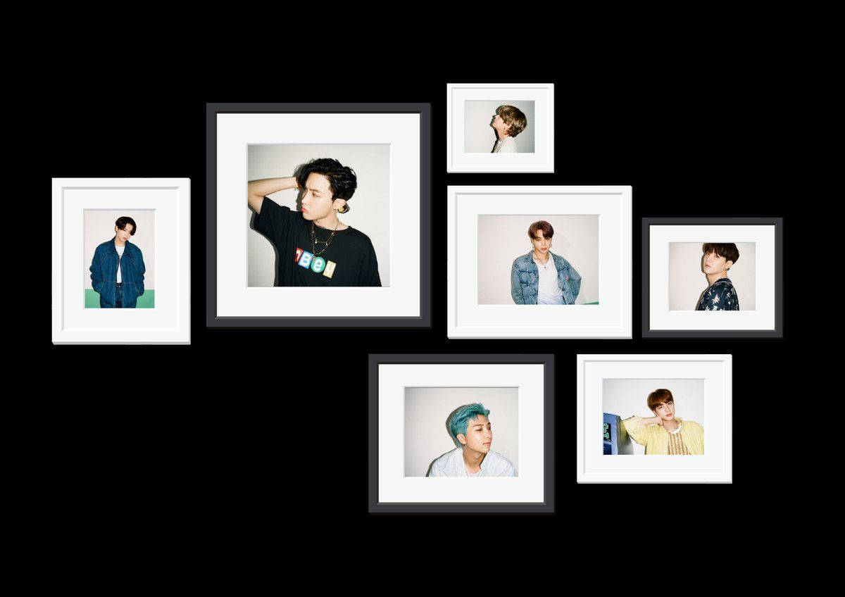 BTS Polaroid Skrivebordsbaggrund Wallpapers