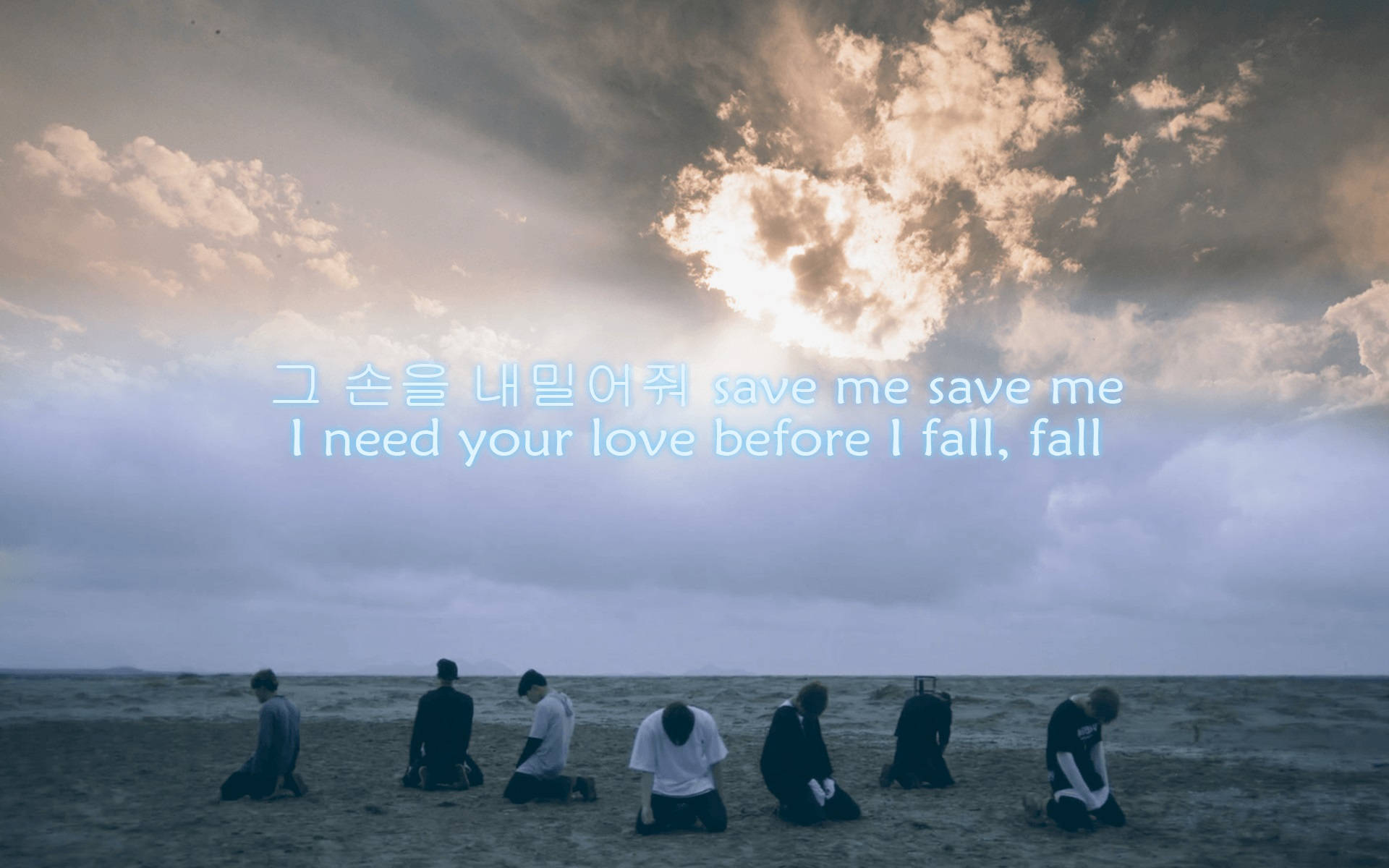 BTS Save Me Tekster Laptop Wallpapers