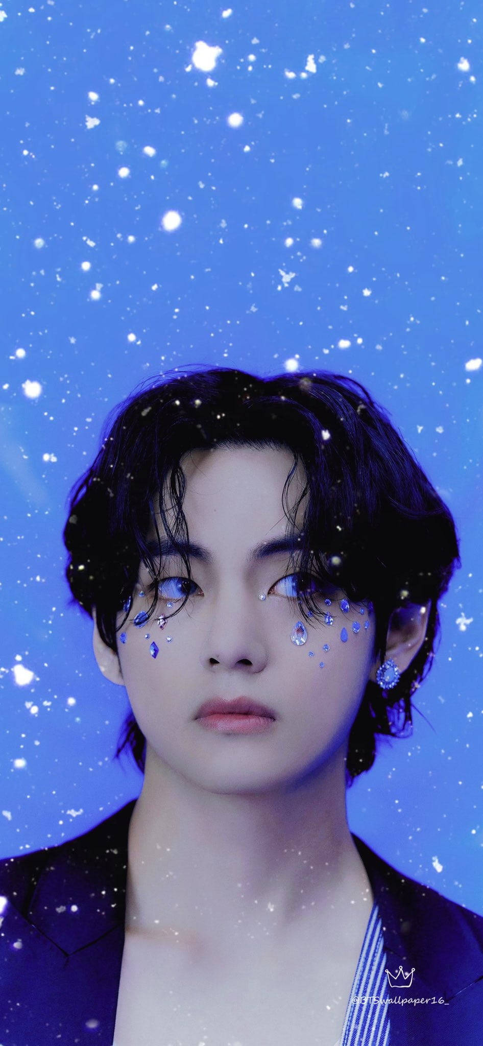 BTS Tae Hyung ansigtssmykker Wallpapers
