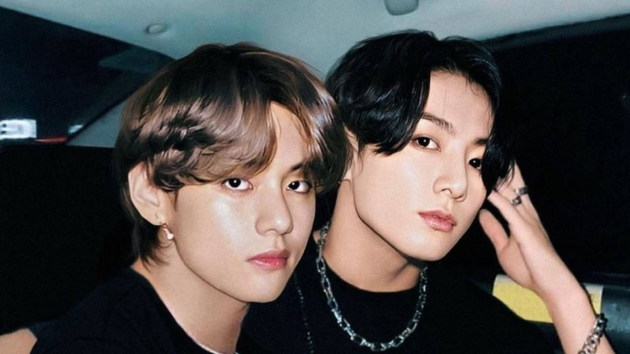BTS V Jungkook i bil Wallpapers