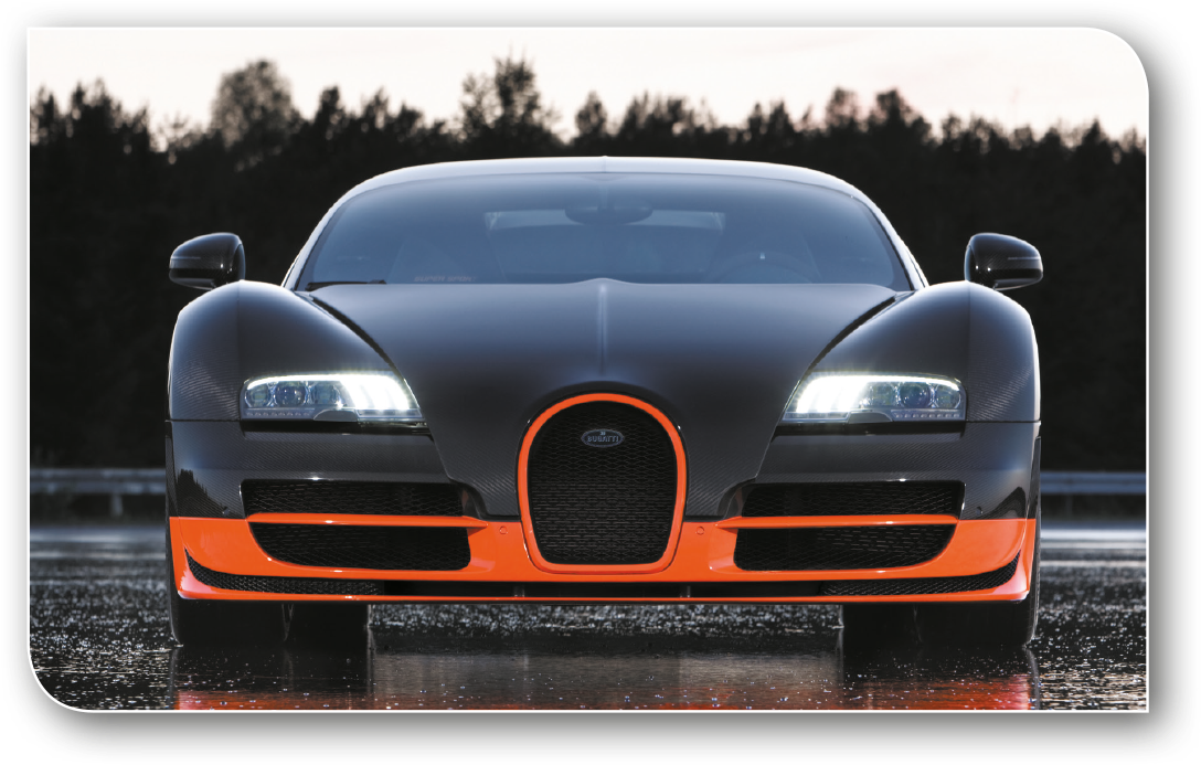 Bugatti Veyron orange sort front Wallpapers