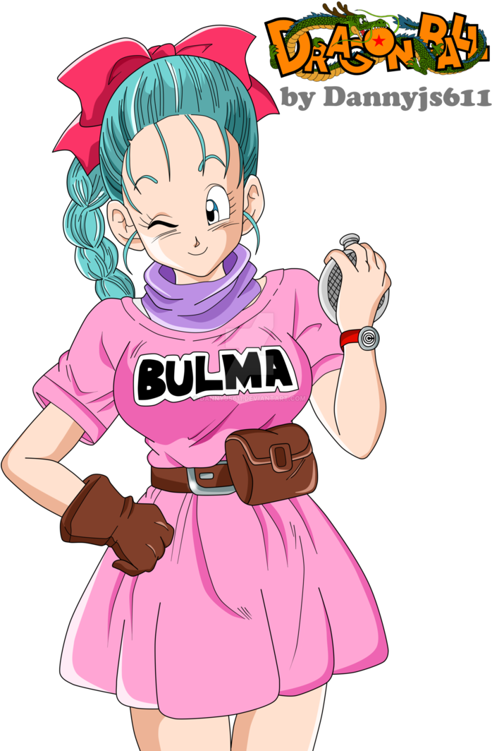 Bulma klassisk lyserød kjole Dragon Ball Wallpapers