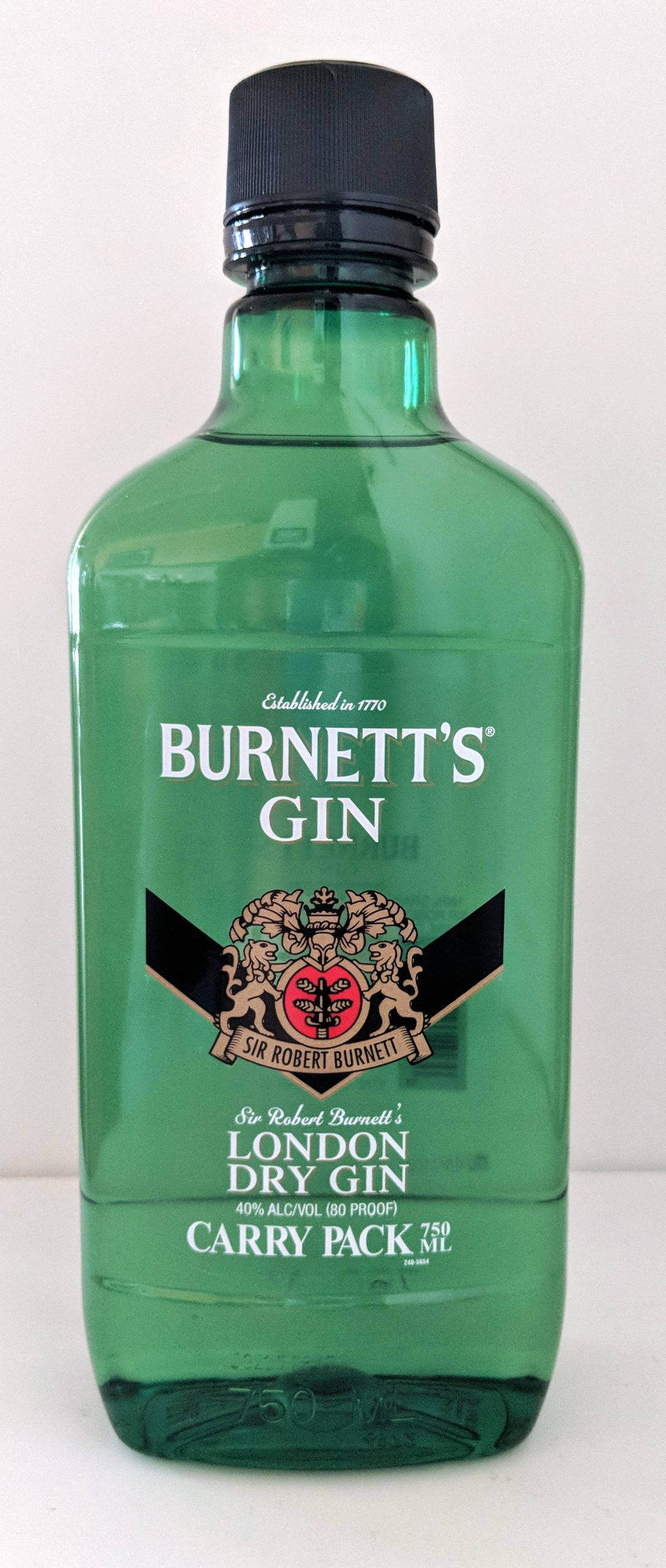 Burnett's Gin Carry Pack Flaske Wallpapers