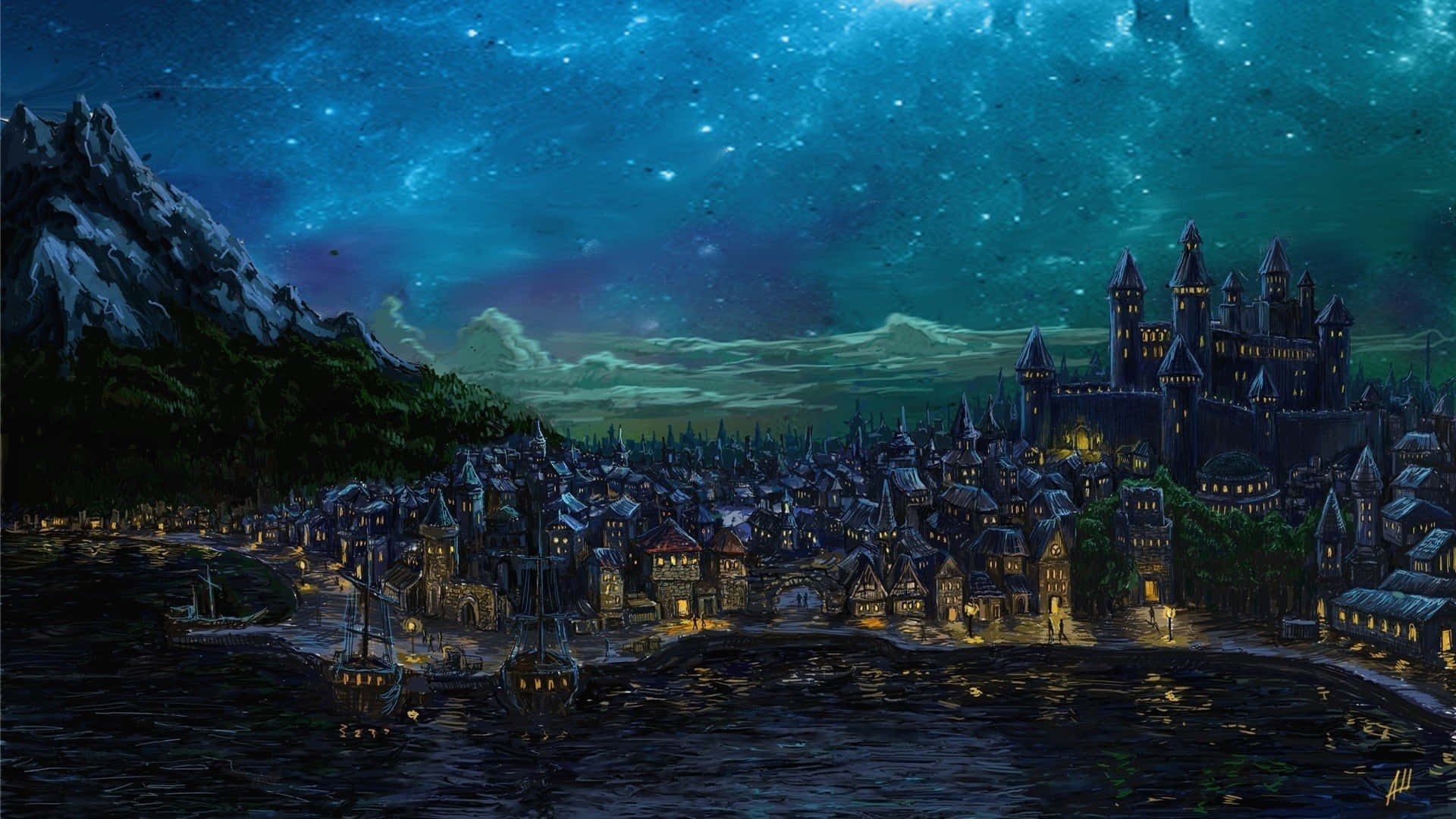 Byen om natten Wallpapers