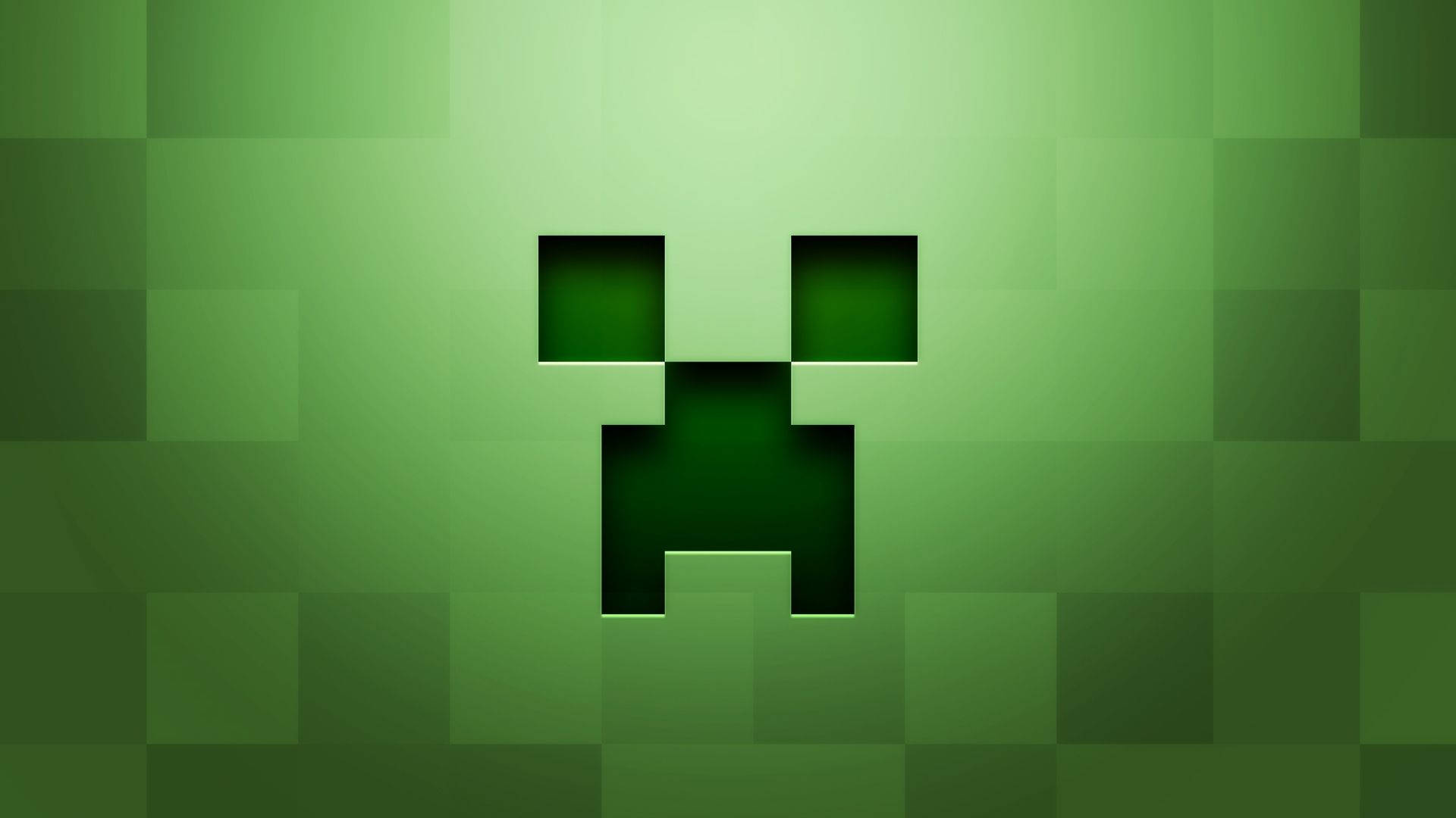 Byg dig vej ud med Minecraft Creeper-ansigt Wallpapers