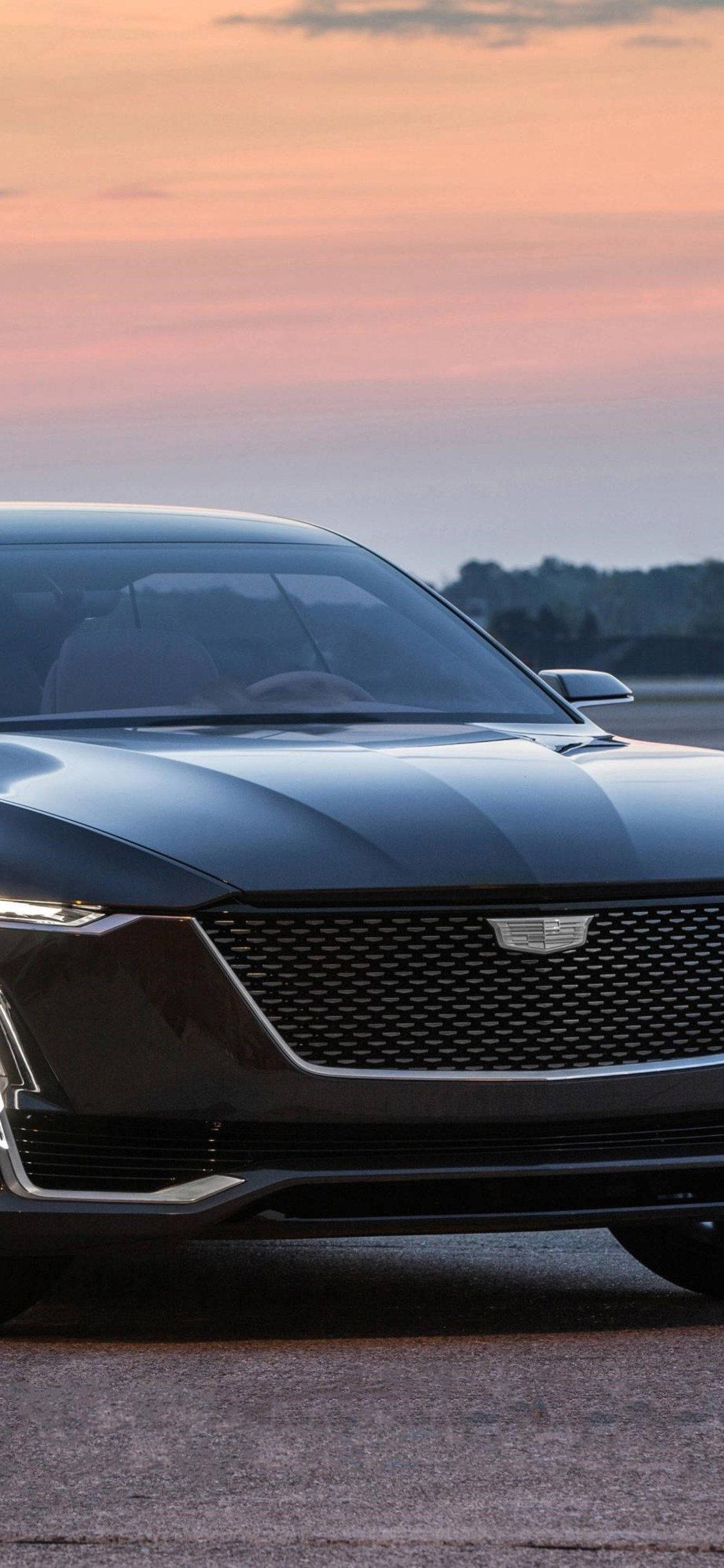 Cadillac ved Solnedgang fra iPhone Wallpapers