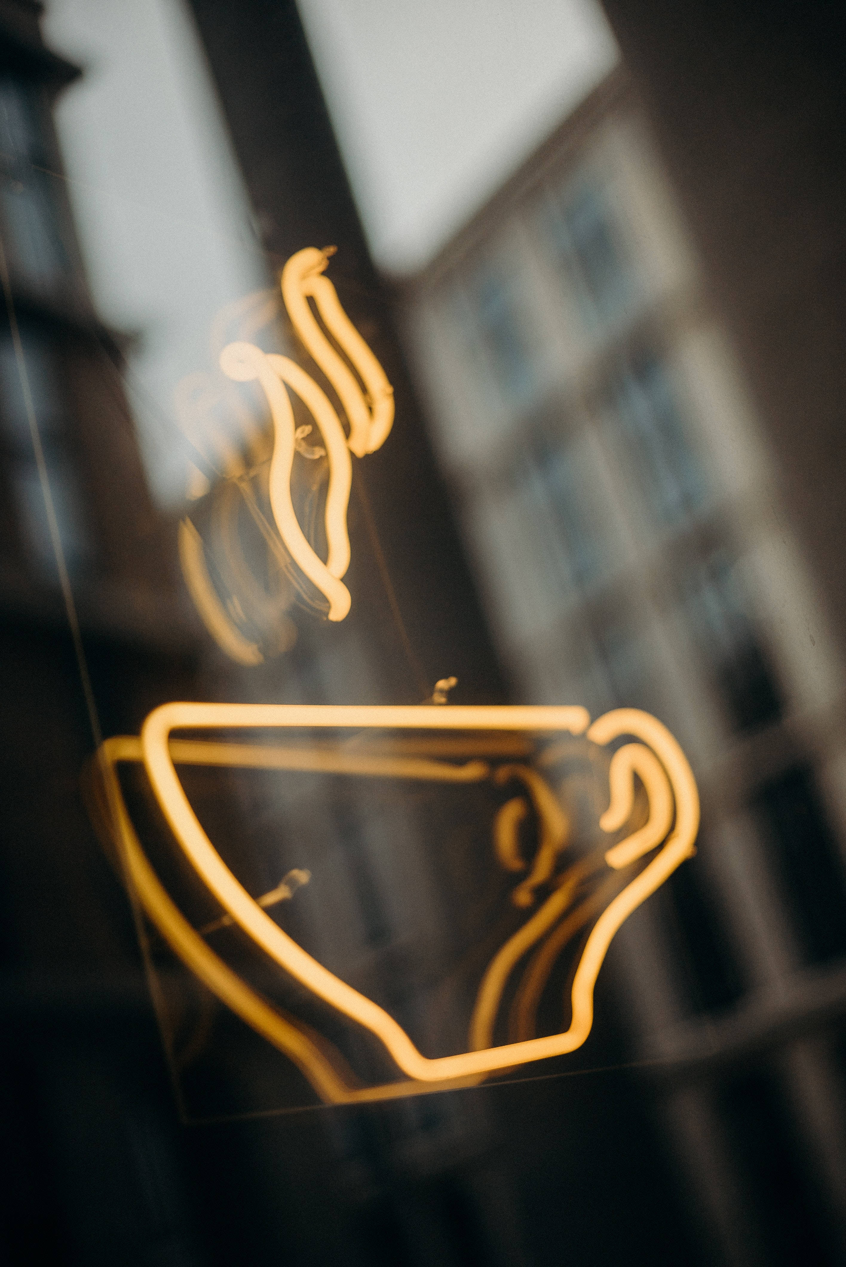 Café lysskilt Wallpapers