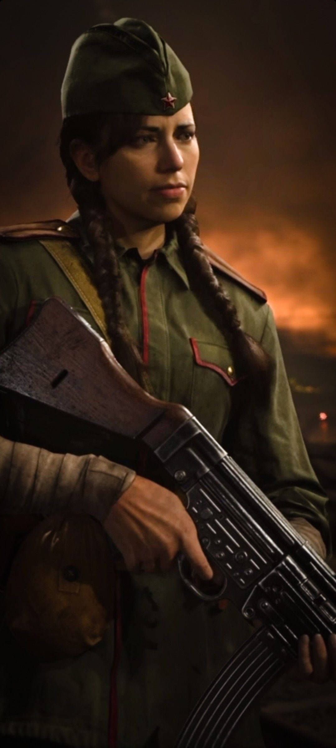 Call Of Duty Vanguard General Lady Portræt Wallpapers