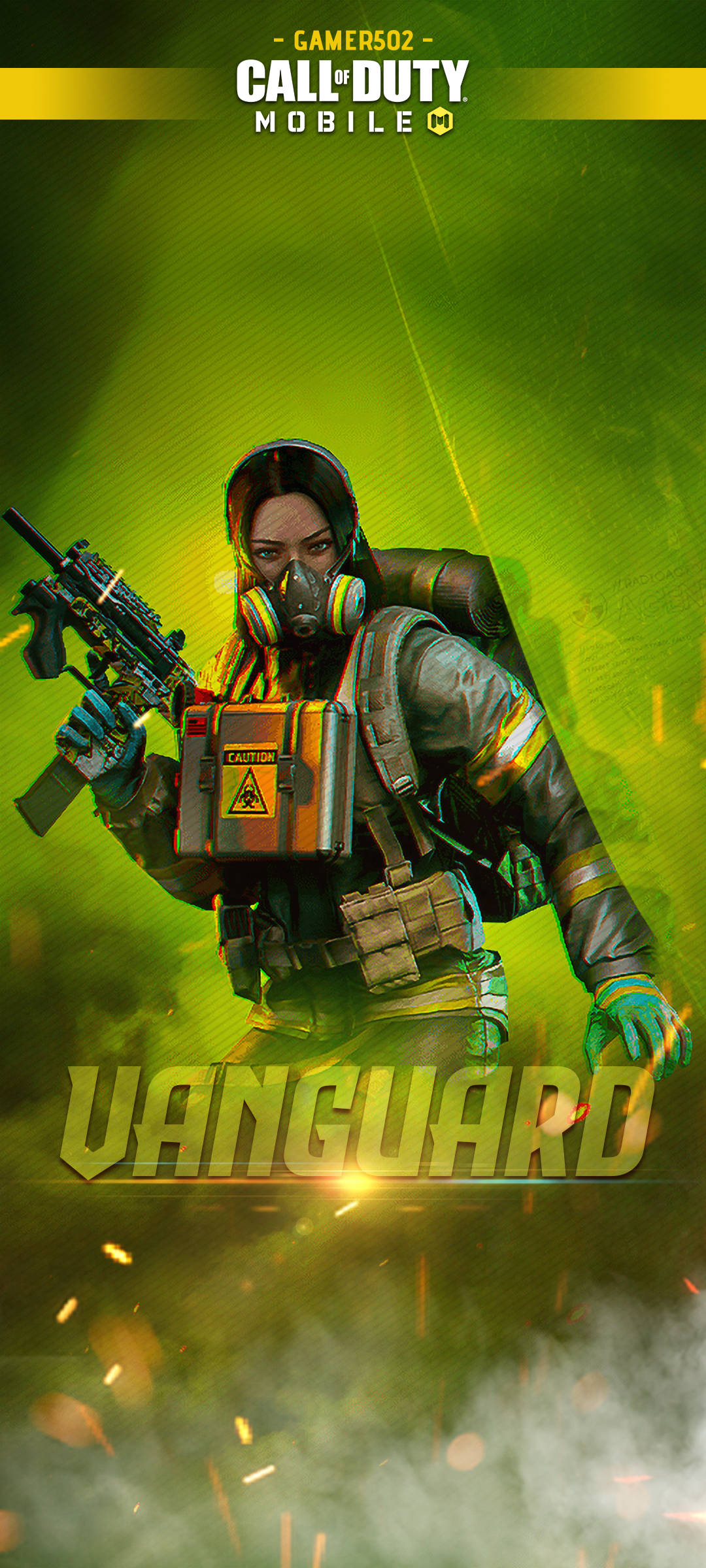 Call Of Duty Vanguard Pige Snigskytte Grøn Gas Wallpapers