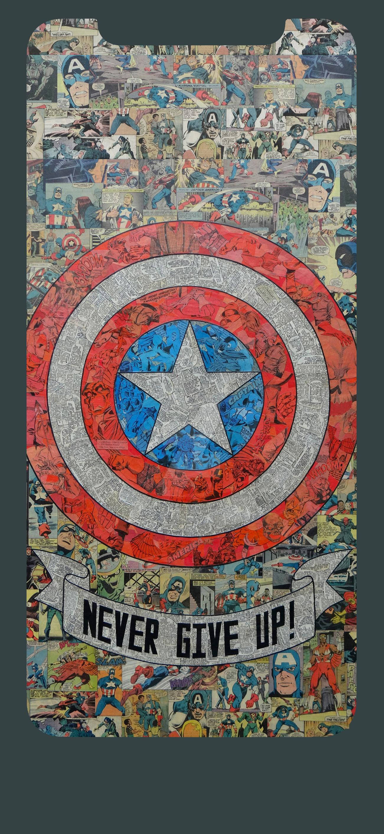 Captain America iPhone Tegneseriekunst Wallpapers