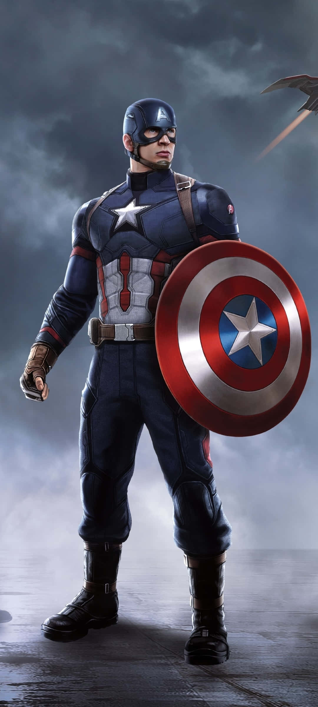 Captain America baggrund digital illustration Wallpapers