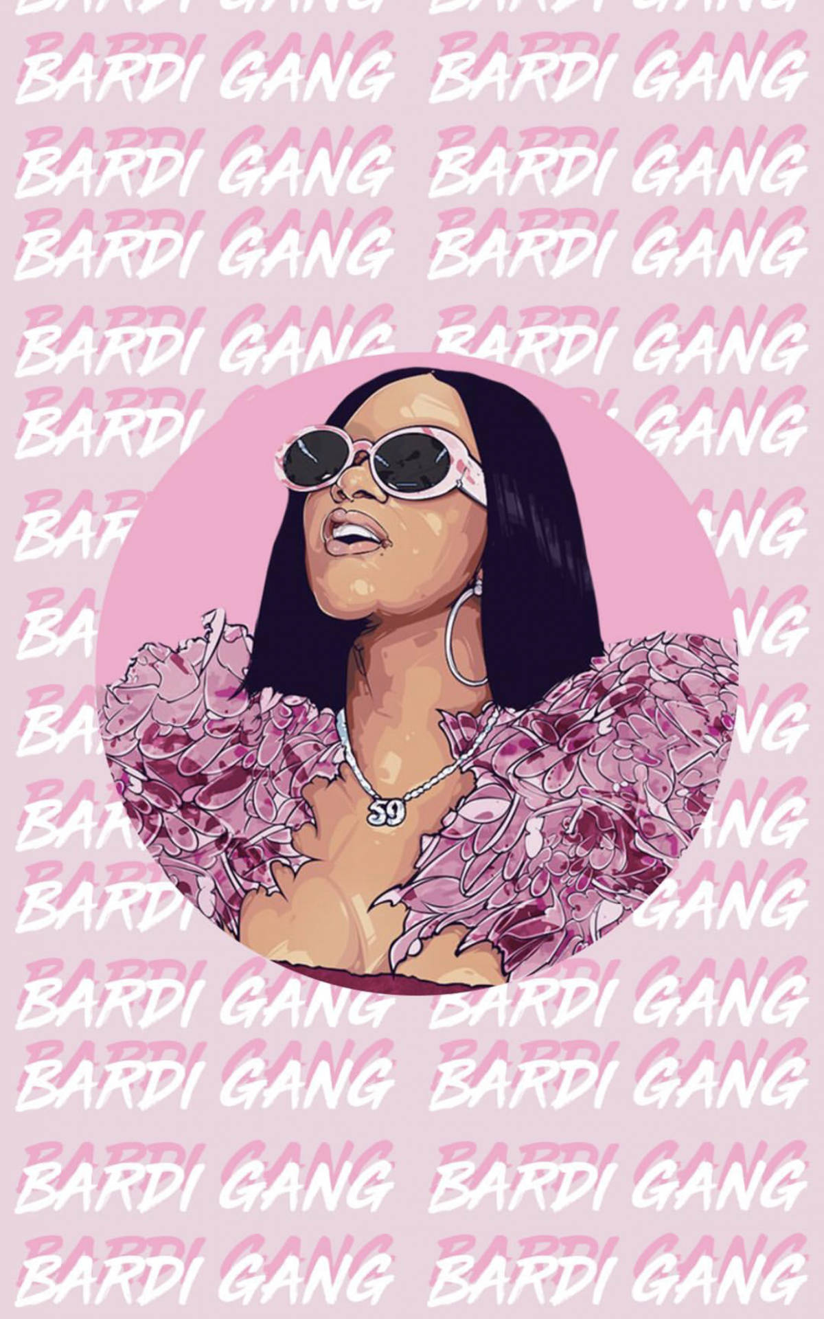 Cardi B Pink Bardi Gang Wallpapers