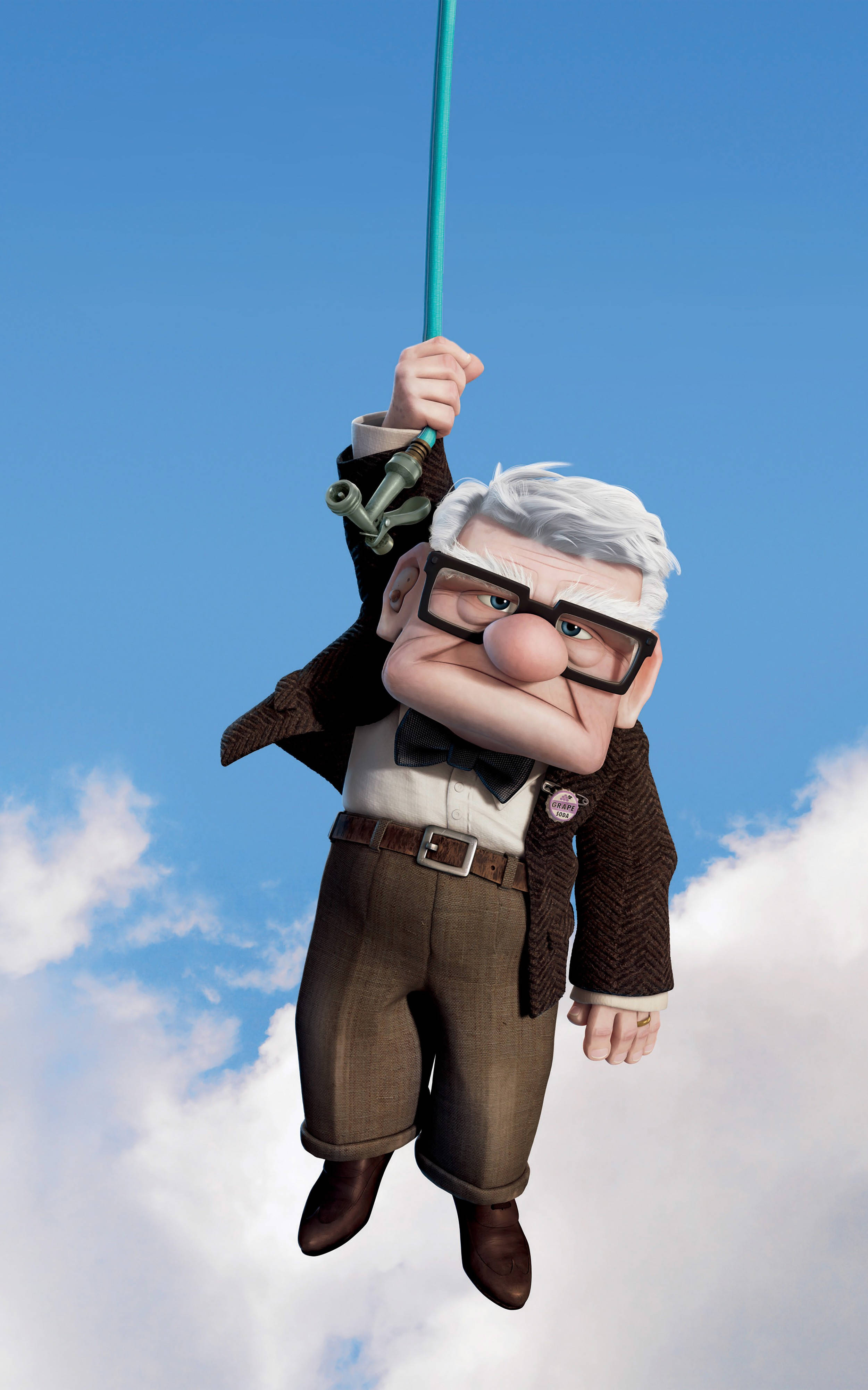 Carl Fredricksen Op Filmen Wallpapers