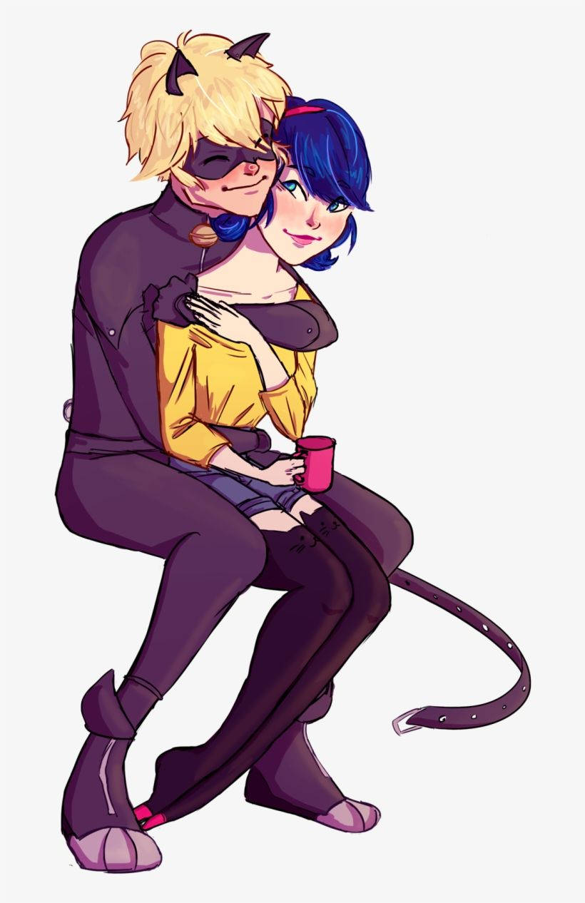 Cat Noir og Marinette Wallpapers