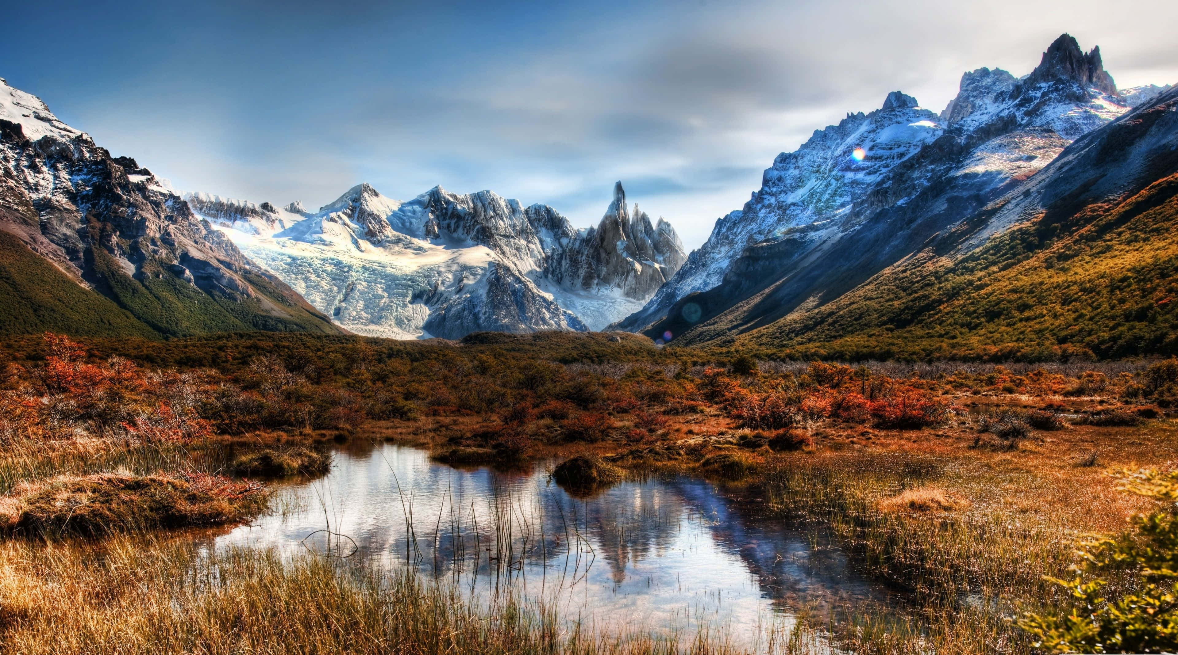 Cerro Torre bjergtop 4K Ultra HD landskab Wallpapers