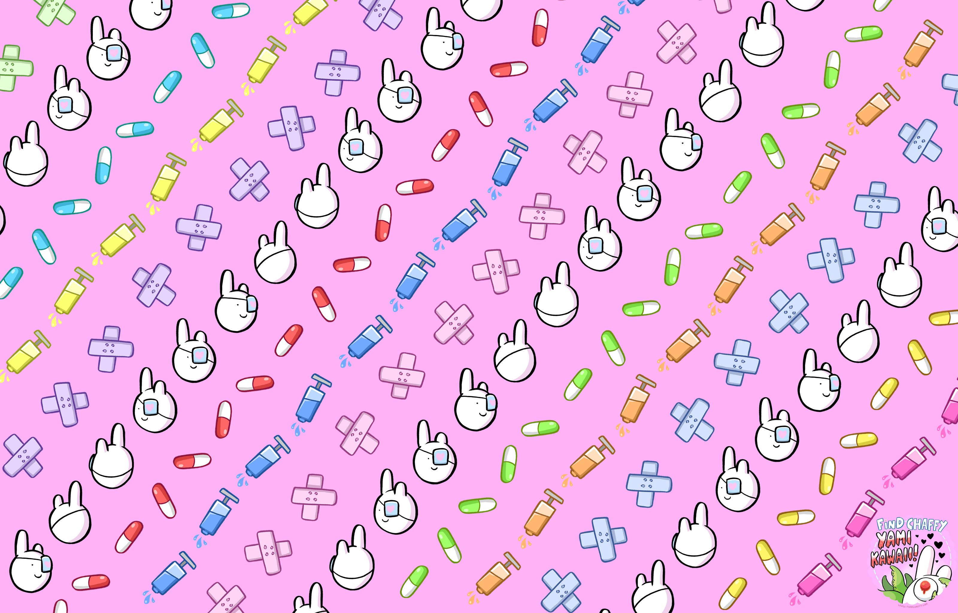 Chaffy – det søde og skæve kawaii-karakter Wallpapers
